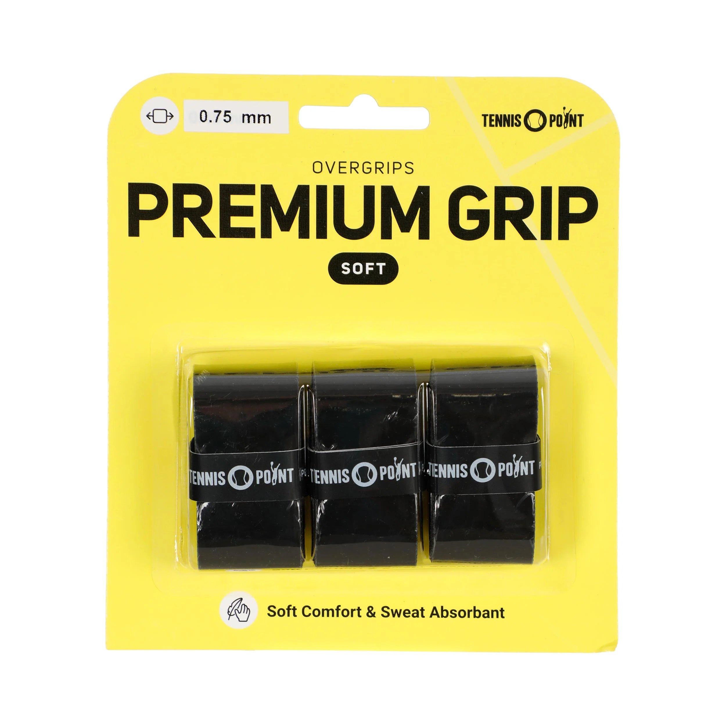 Premium Soft Pack de 3 - noir