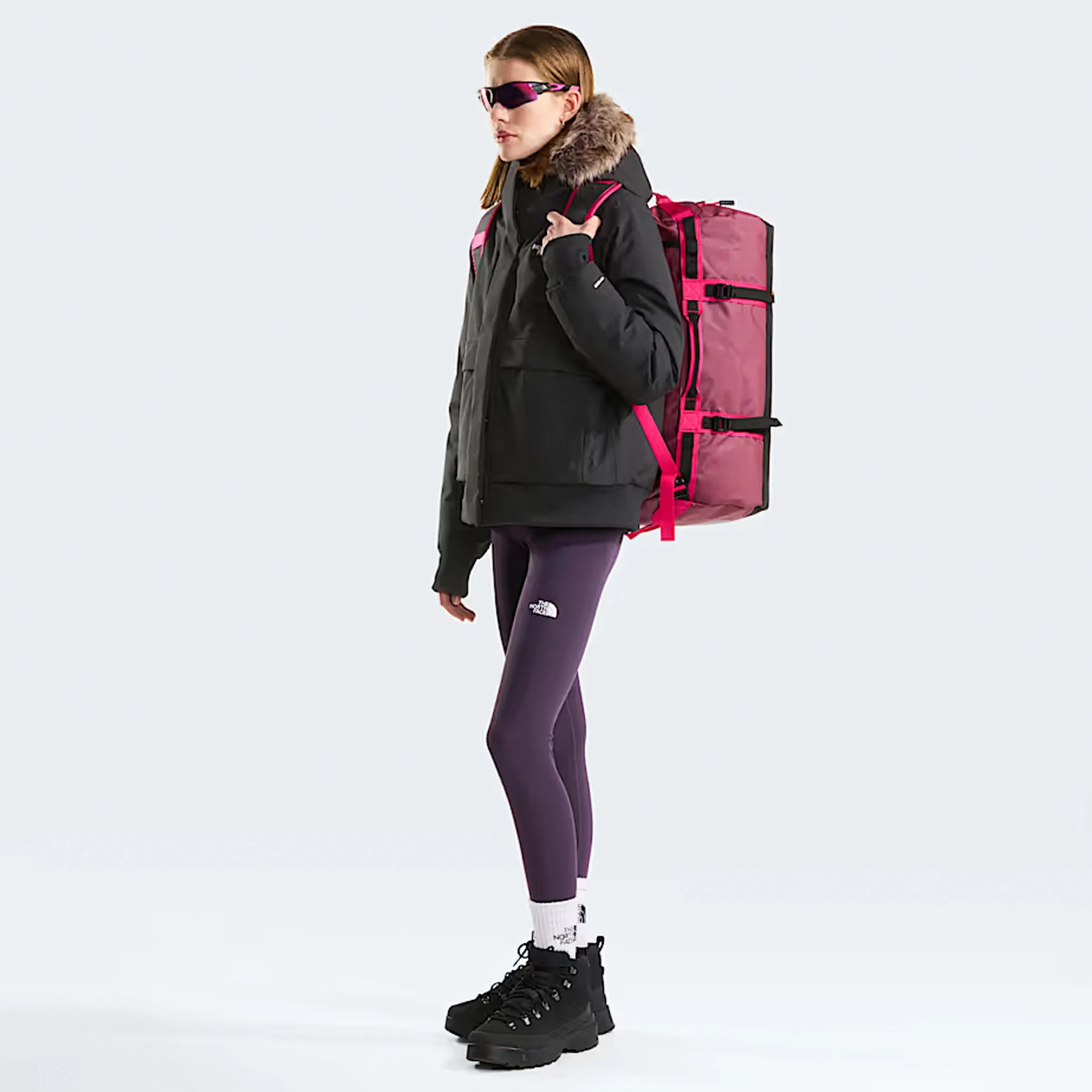 Base Camp Duffel S Sac de sport - rouge foncé, noir - Image 6