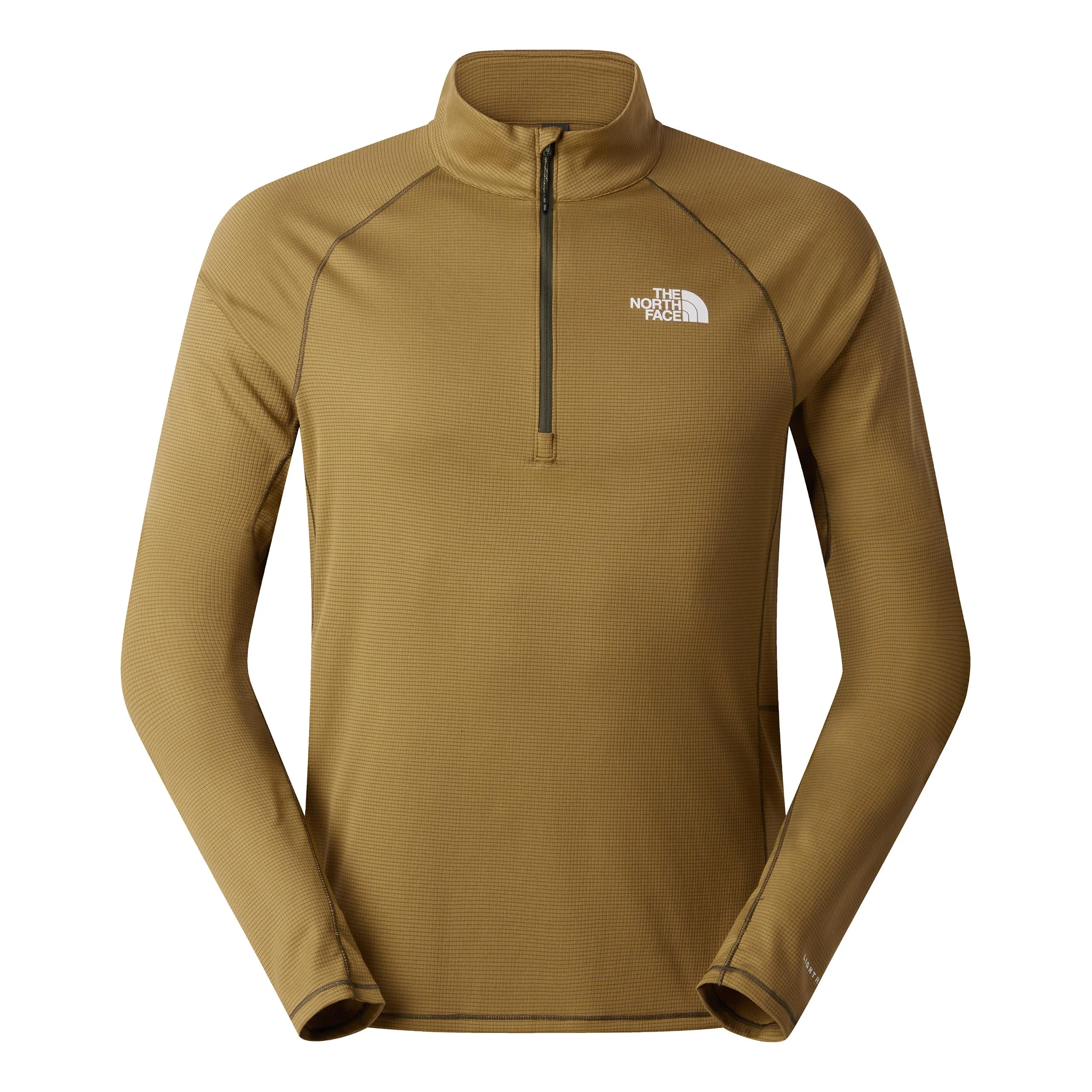 Sunriser 1/4 Zip Maillot de course Hommes - marron