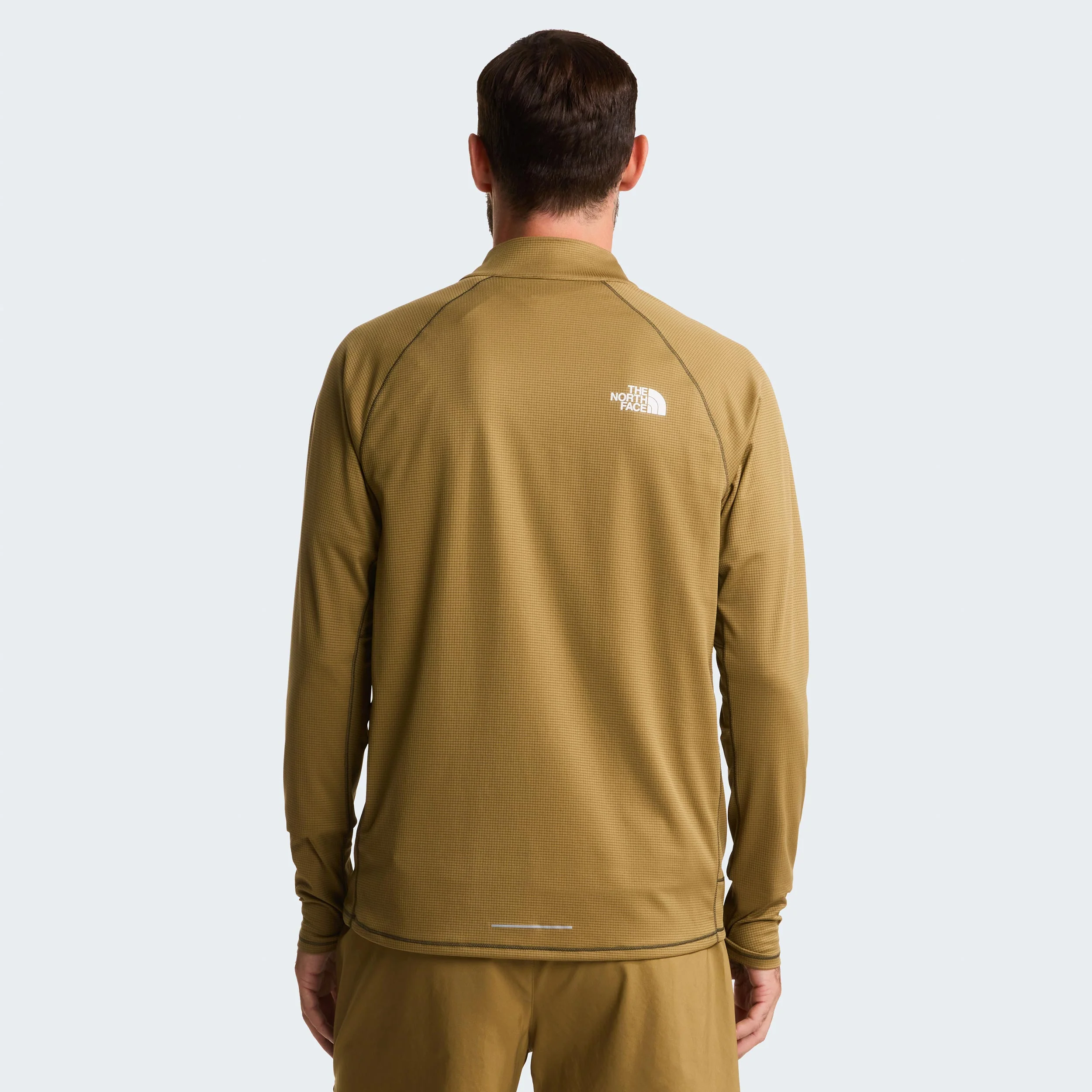 Sunriser 1/4 Zip Maillot de course Hommes - marron - Image 4