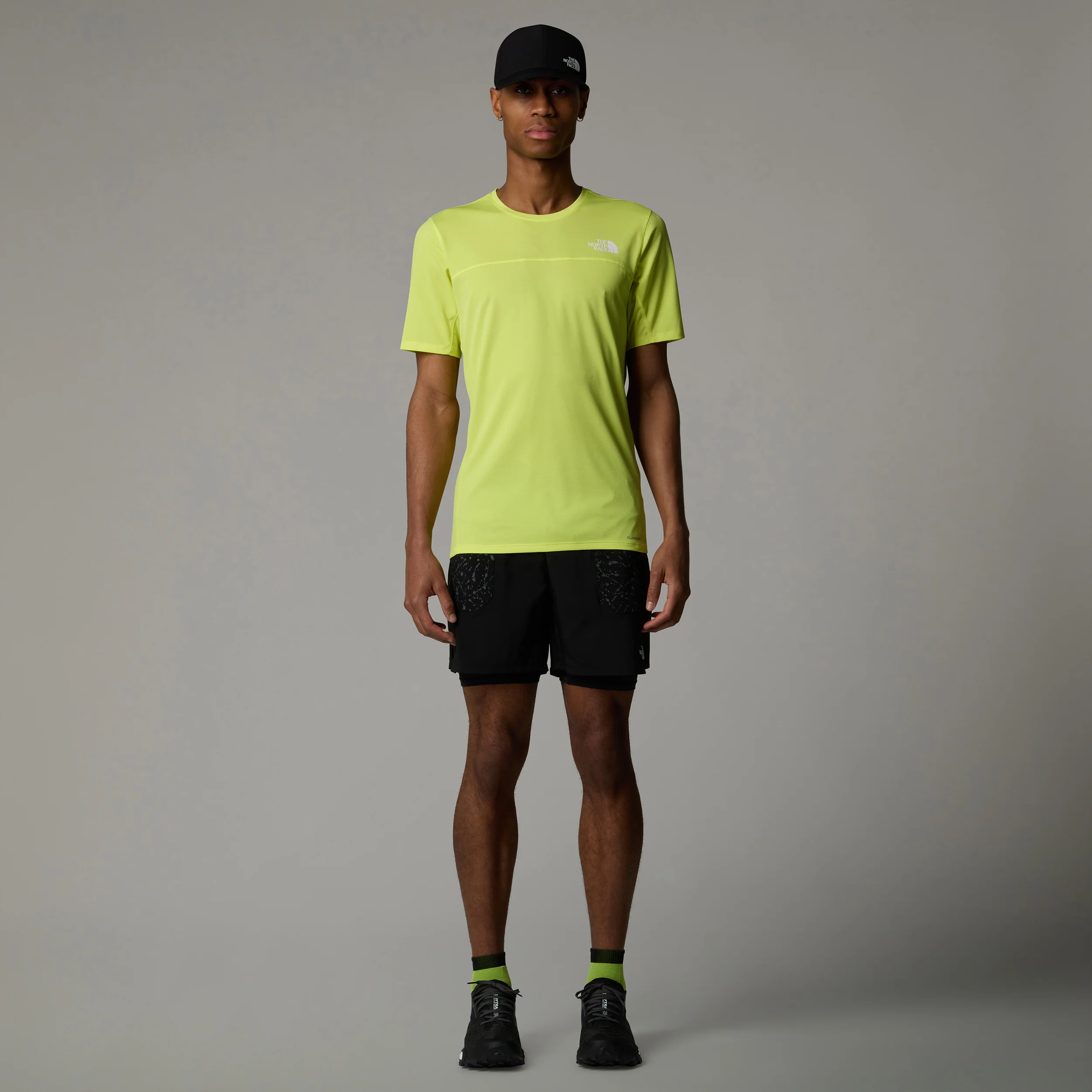 Sunriser Maillot De Course Hommes-Jaunes Fluo - Image 5