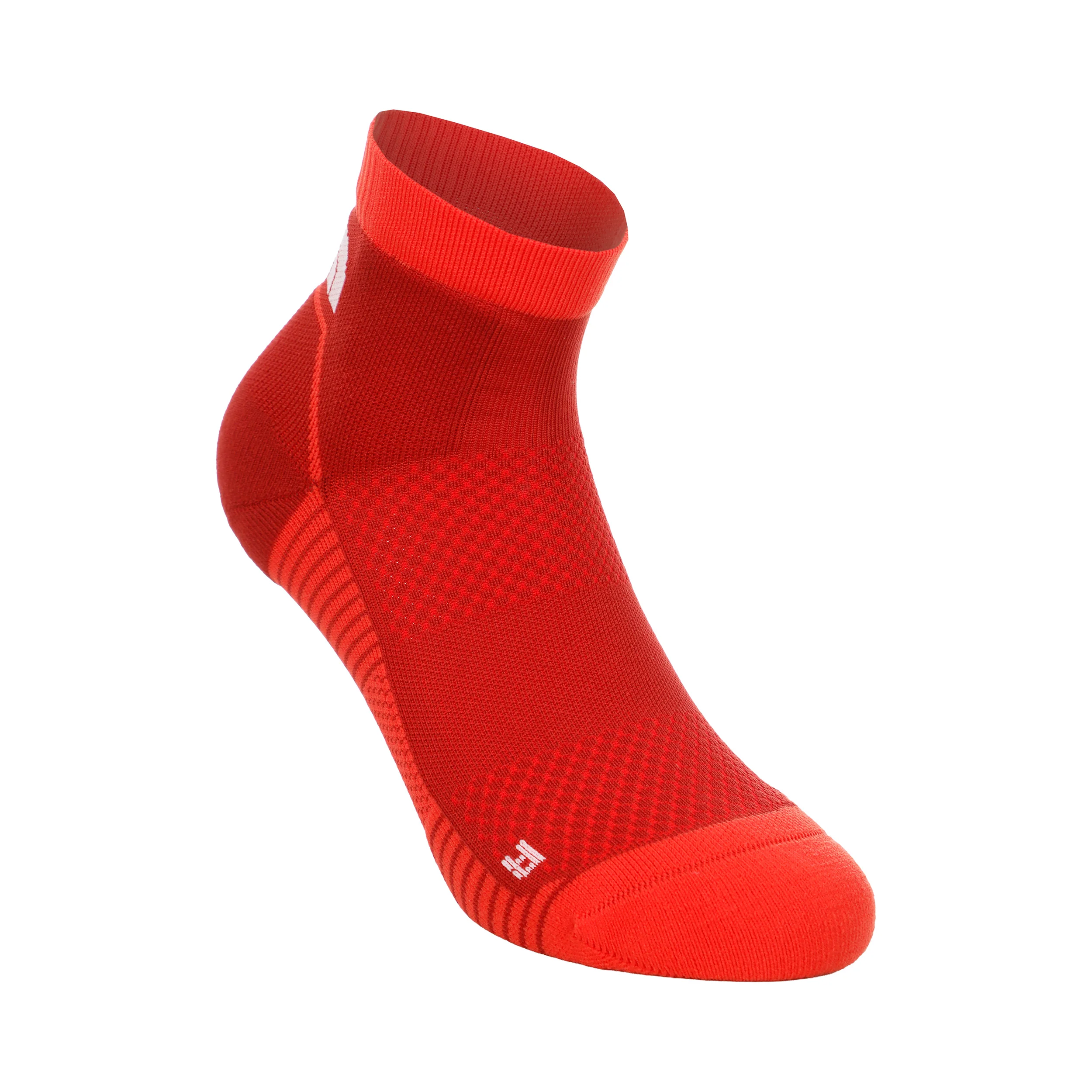 Trail Run Quarter Chaussettes de running Unisex - rouge foncé, rouge