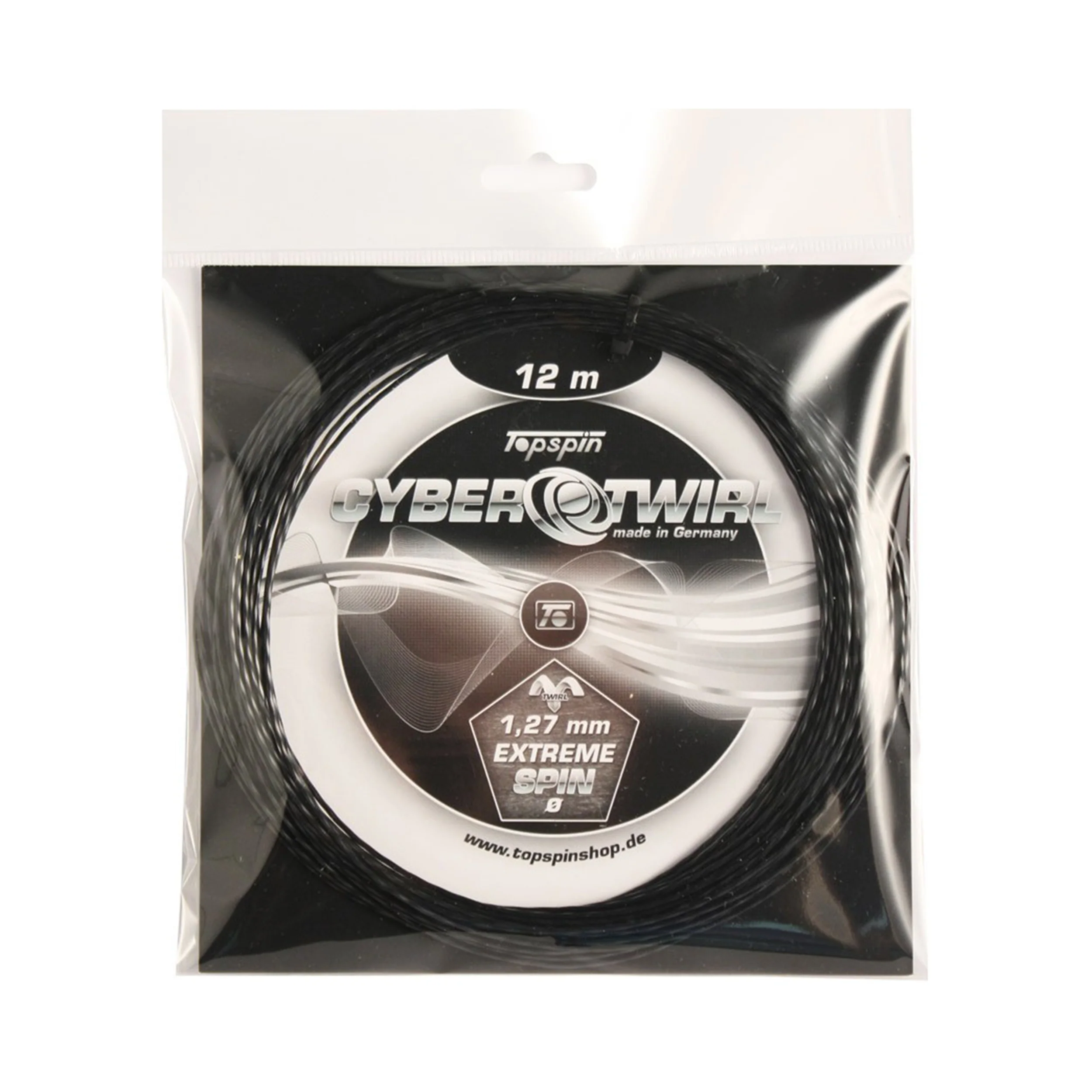 Cyber Twirl 12m Cordage En Garniture-Noir