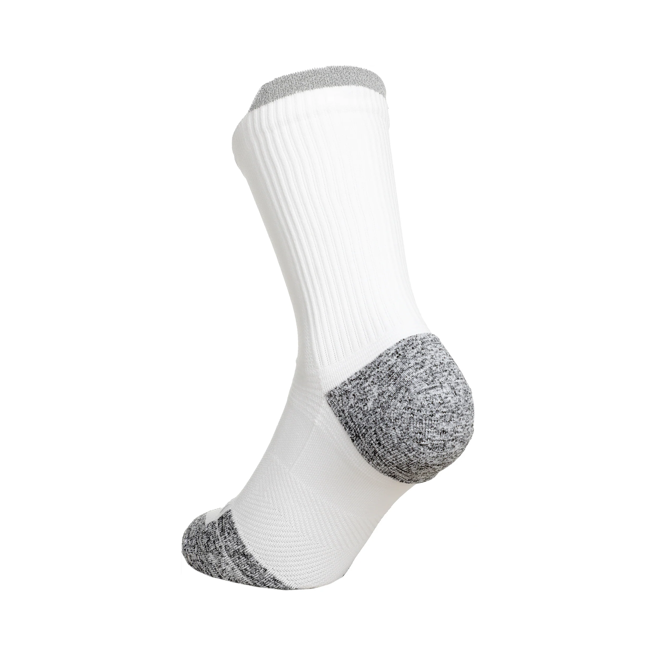AD Run Cushion Chaussettes De Running-Blanc,Gris - Image 2