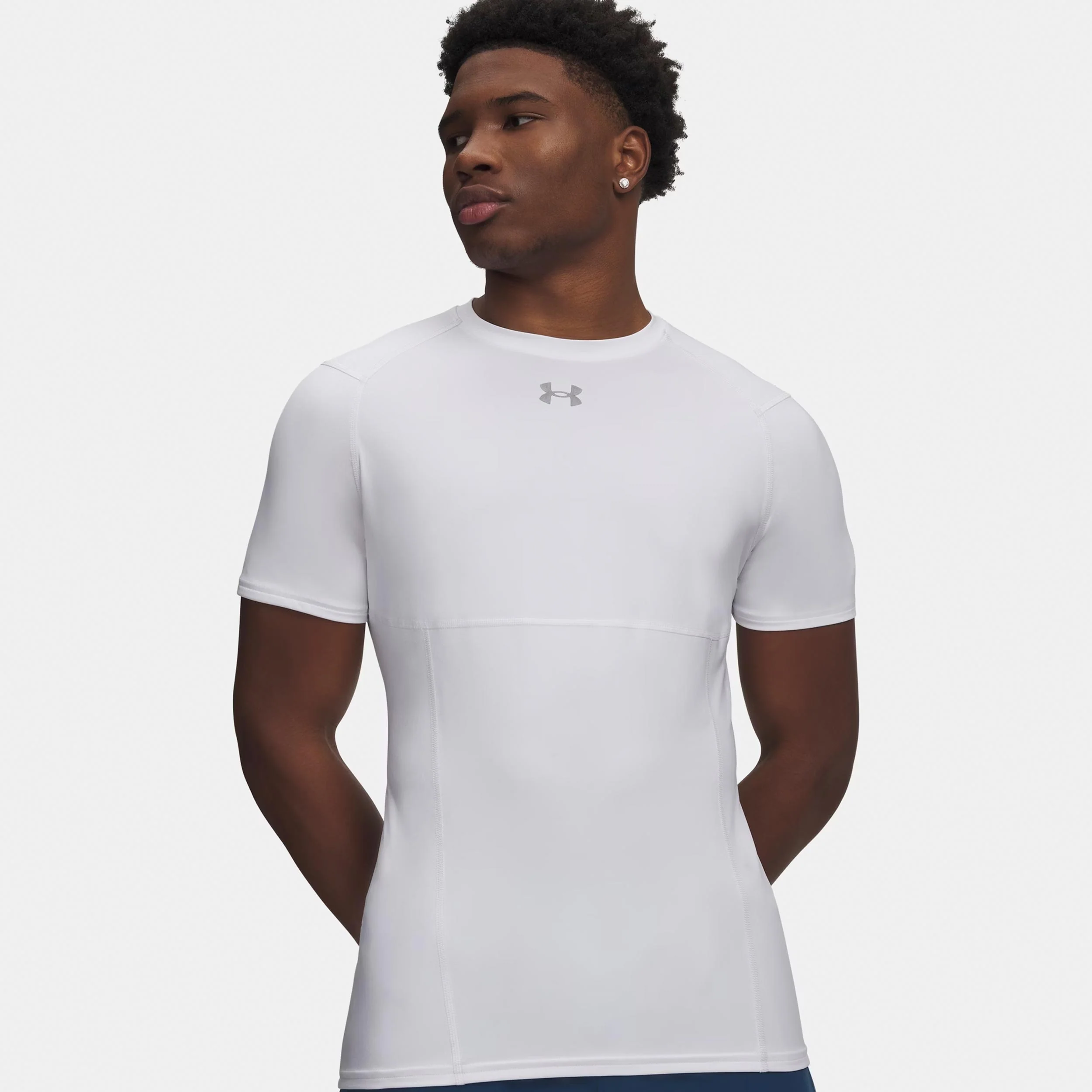 Elite Fitted T-shirt Hommes-blanc