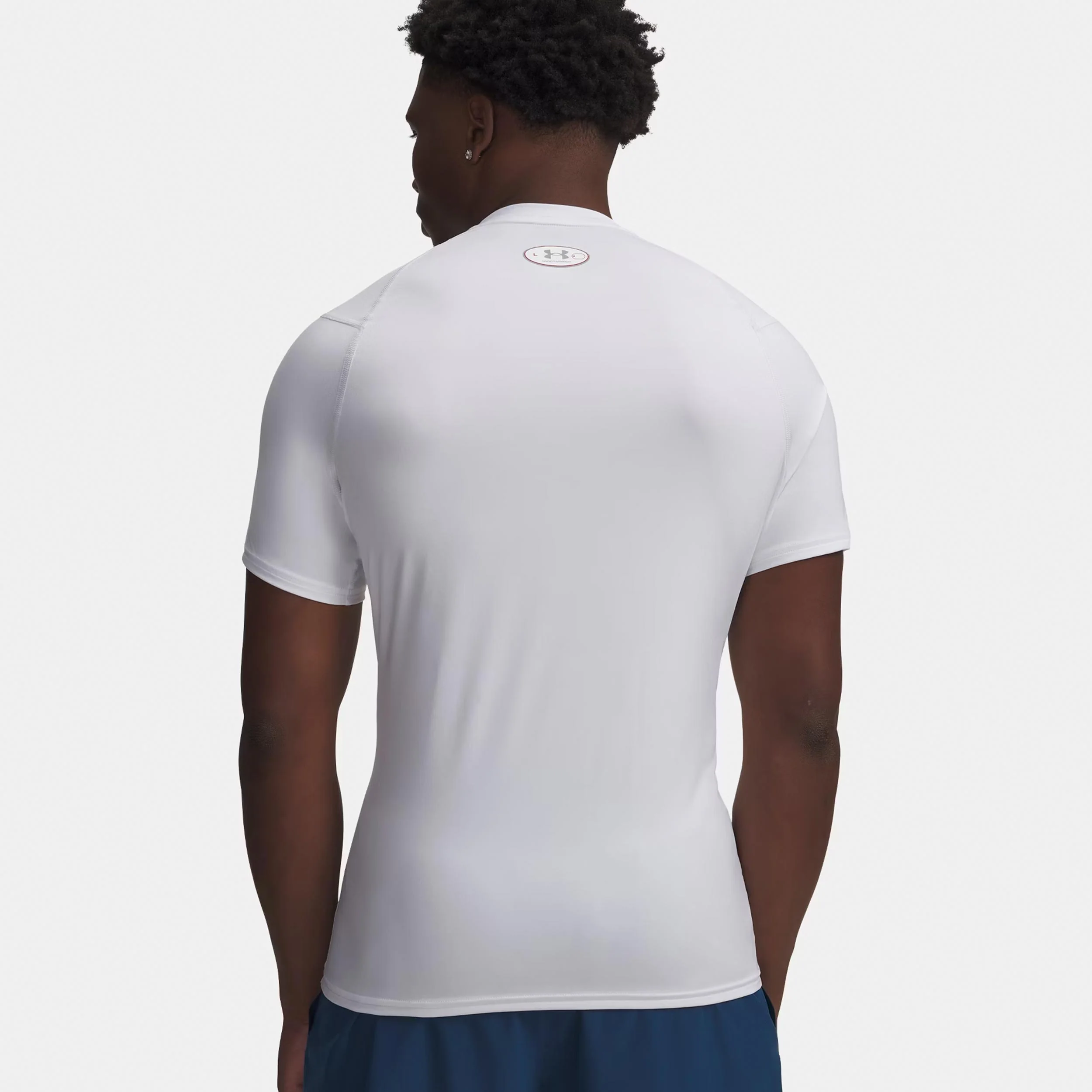 Elite Fitted T-shirt Hommes-blanc - Image 2