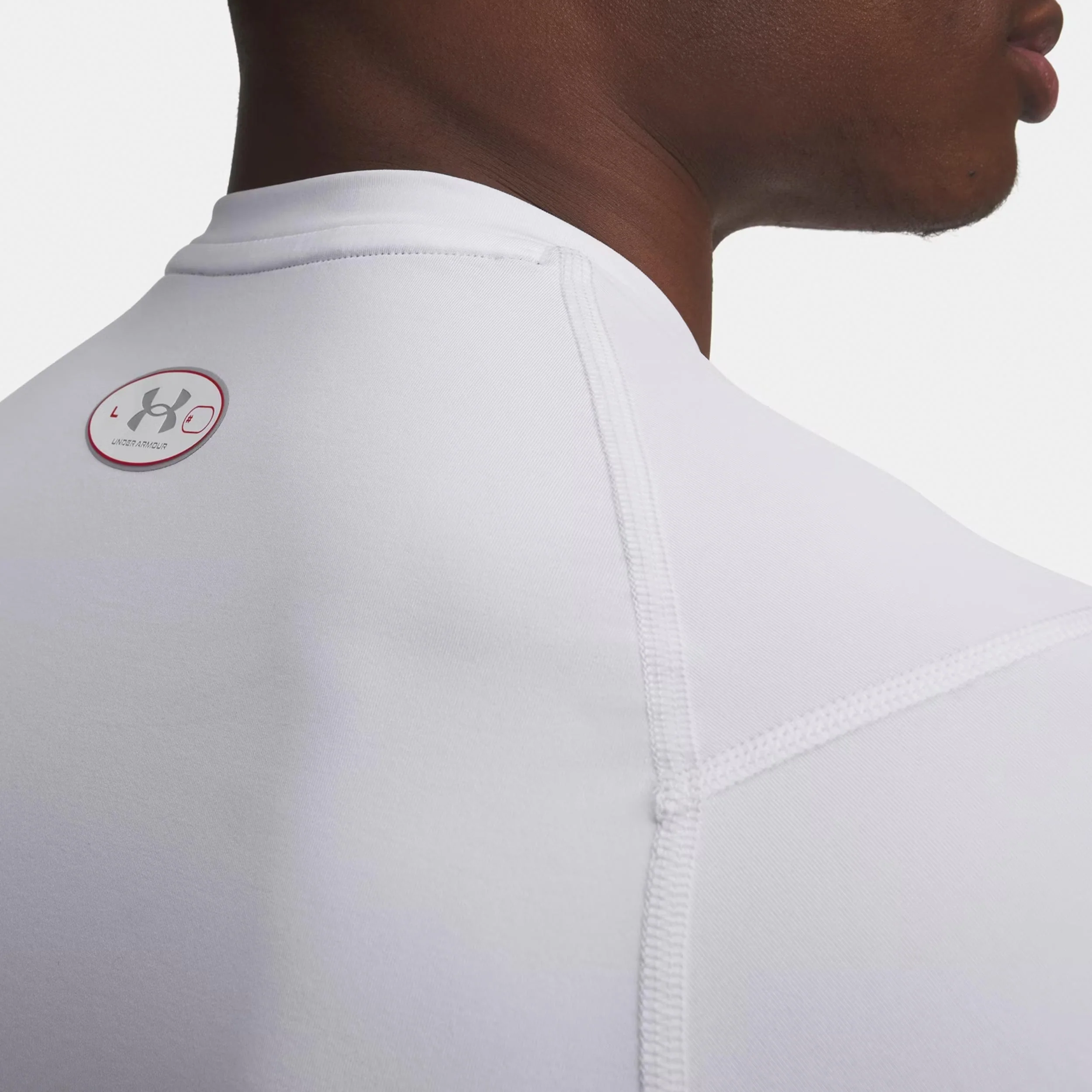 Elite Fitted T-shirt Hommes-blanc - Image 3