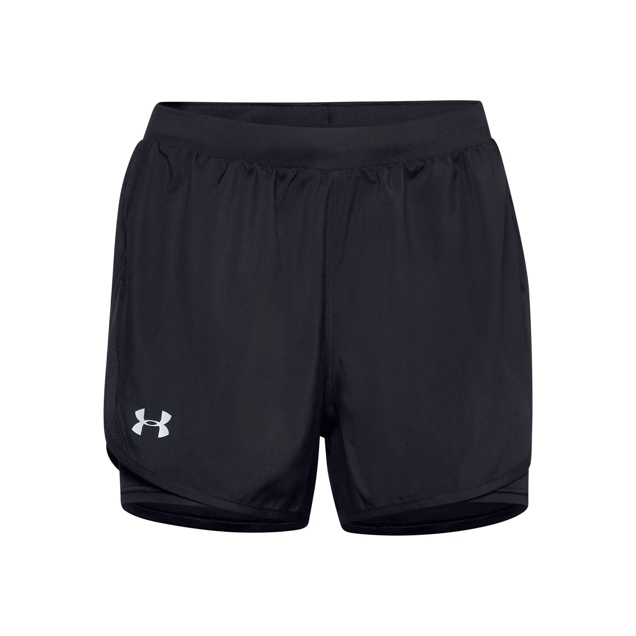 Fly By 2.0 2in1 Shorts Femmes-Noir,Argent