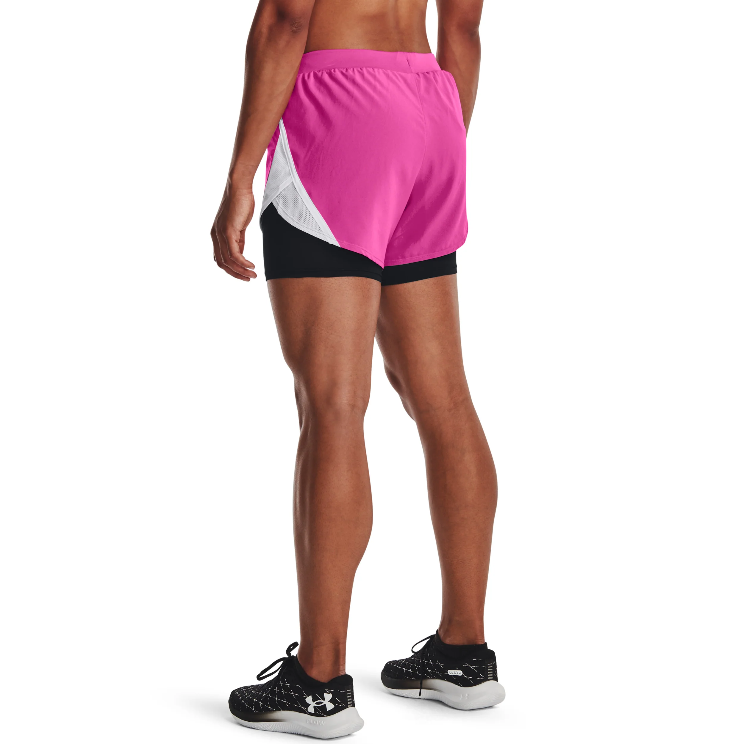 Fly By 2.0 2in1 Shorts Femmes-Pink,Blanc - Image 4