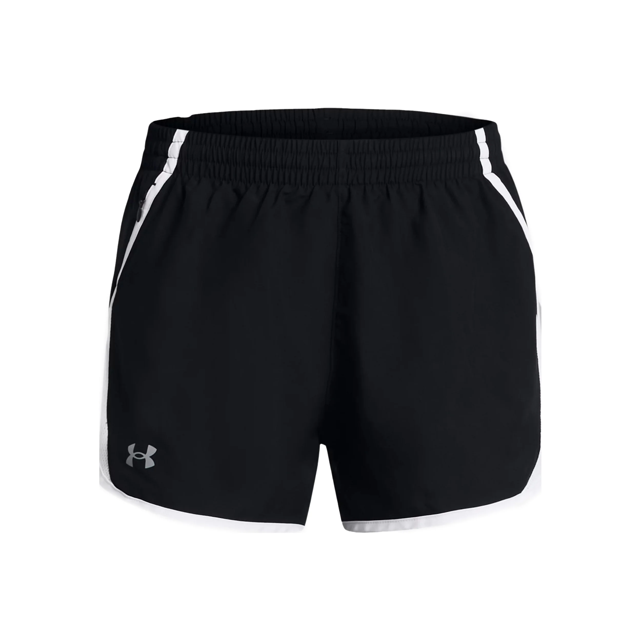 Fly By 3in Short de running Femmes - noir, blanc