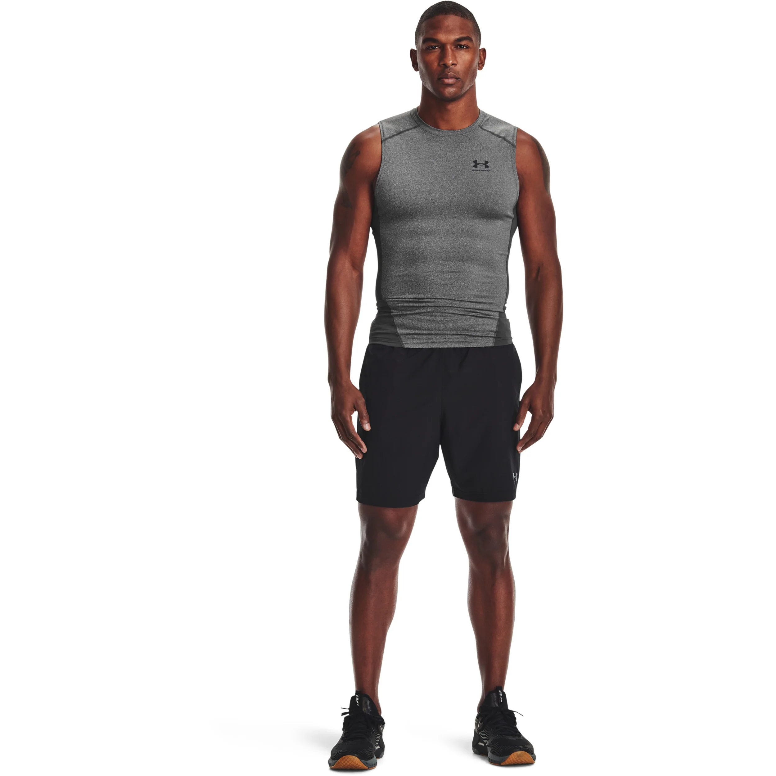 Heatgear Armour Débardeur Tank Top Hommes-Gris Foncé, Gris - Image 4