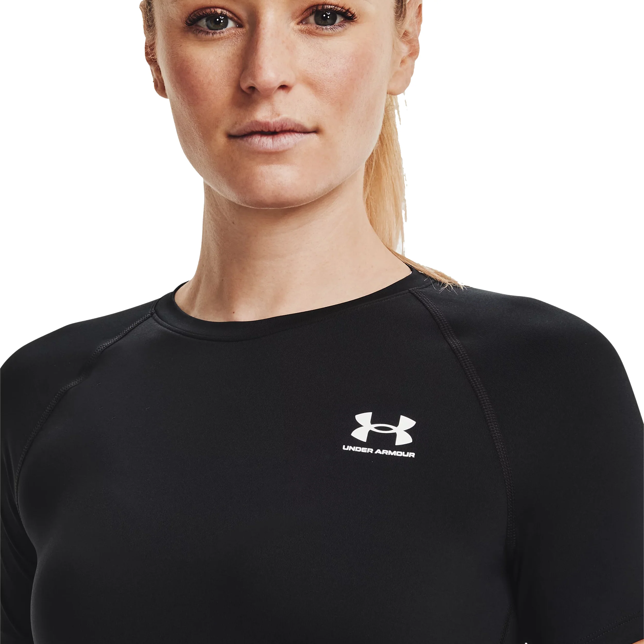 Heatgear Authentics Comp T-shirt Femmes-Noir - Image 3