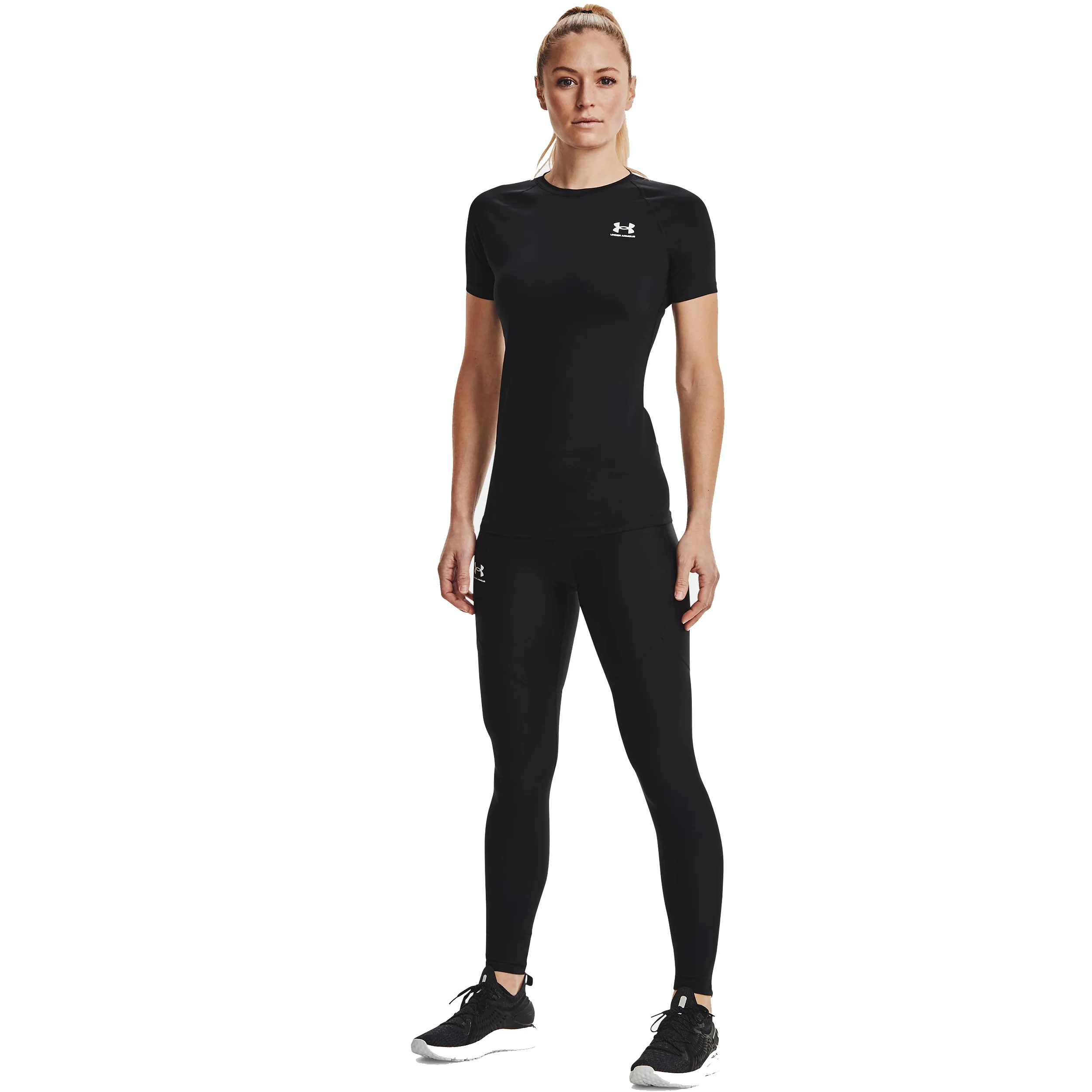 Heatgear Authentics Comp T-shirt Femmes-Noir - Image 4