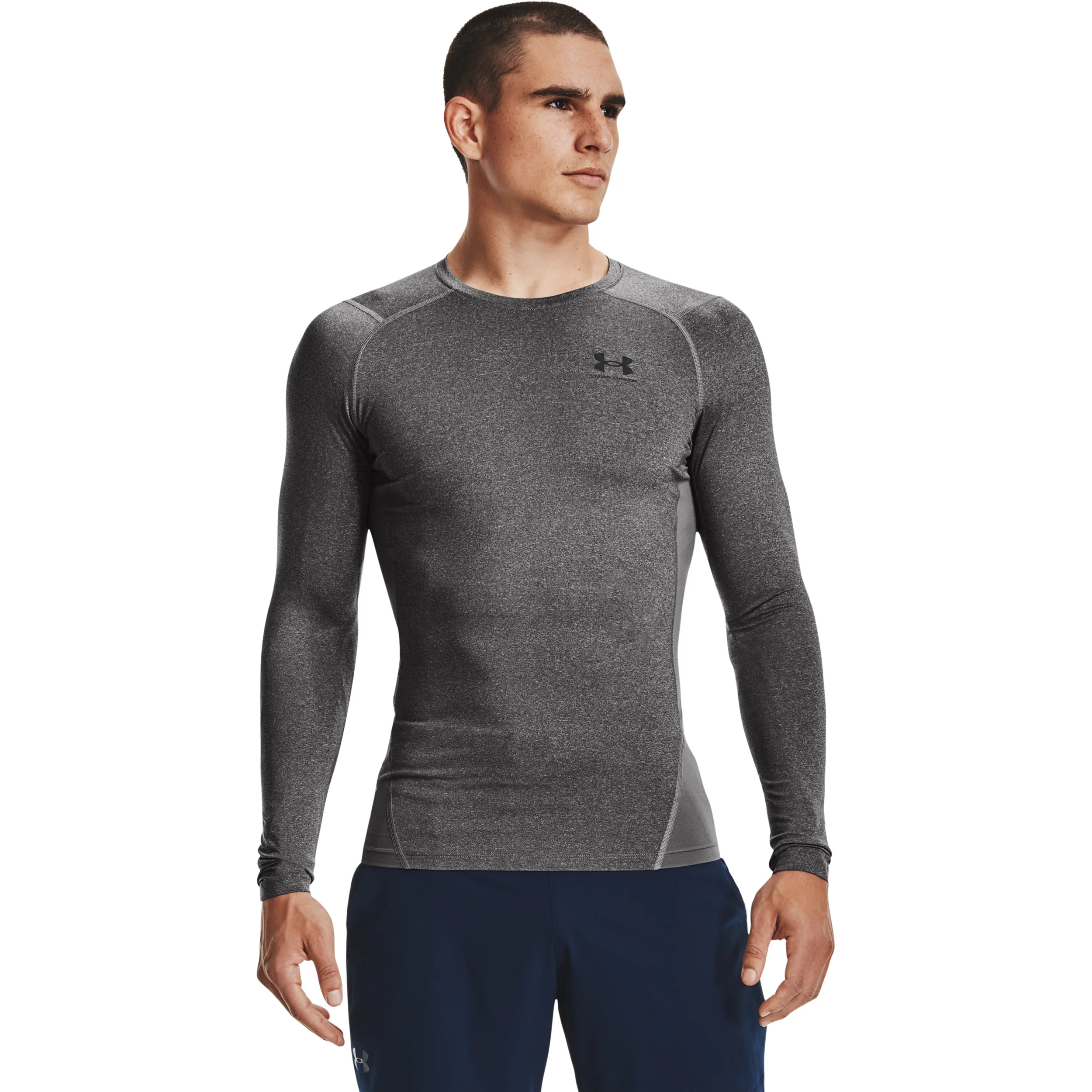 Heatgear Comp Haut Manches Longues Hommes-Anthracite,Noir - Image 3