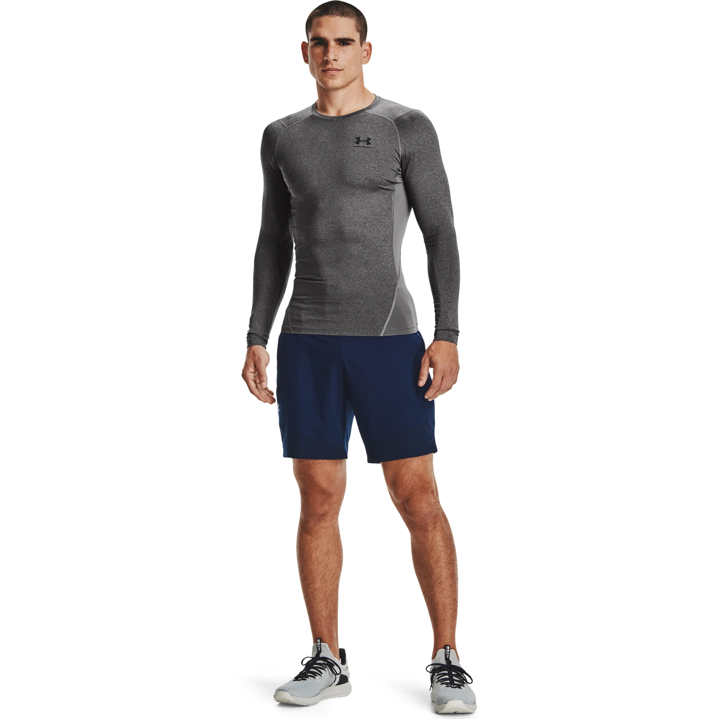 Heatgear Comp Haut Manches Longues Hommes-Anthracite,Noir - Image 5