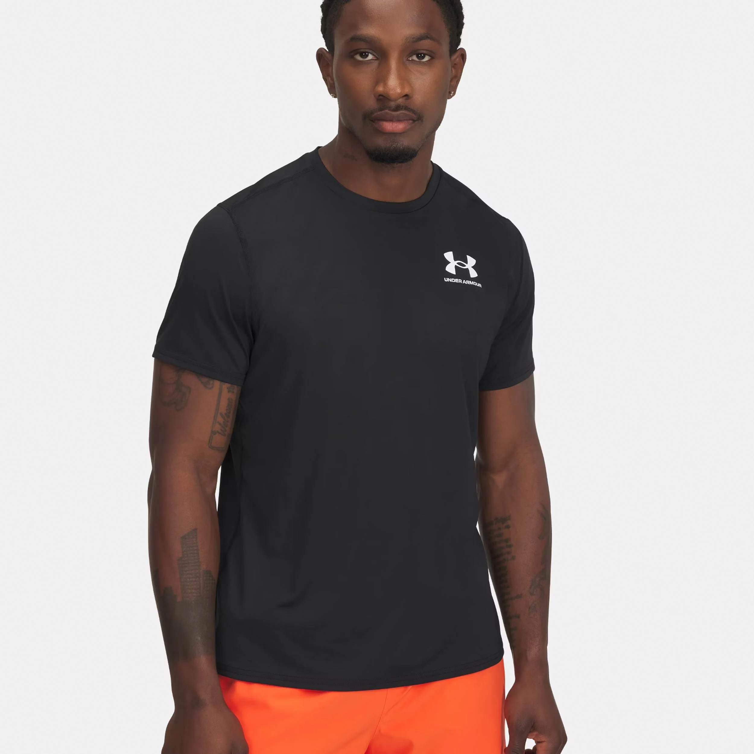 Heatgear Fitted T-shirt Hommes-noir - Image 3
