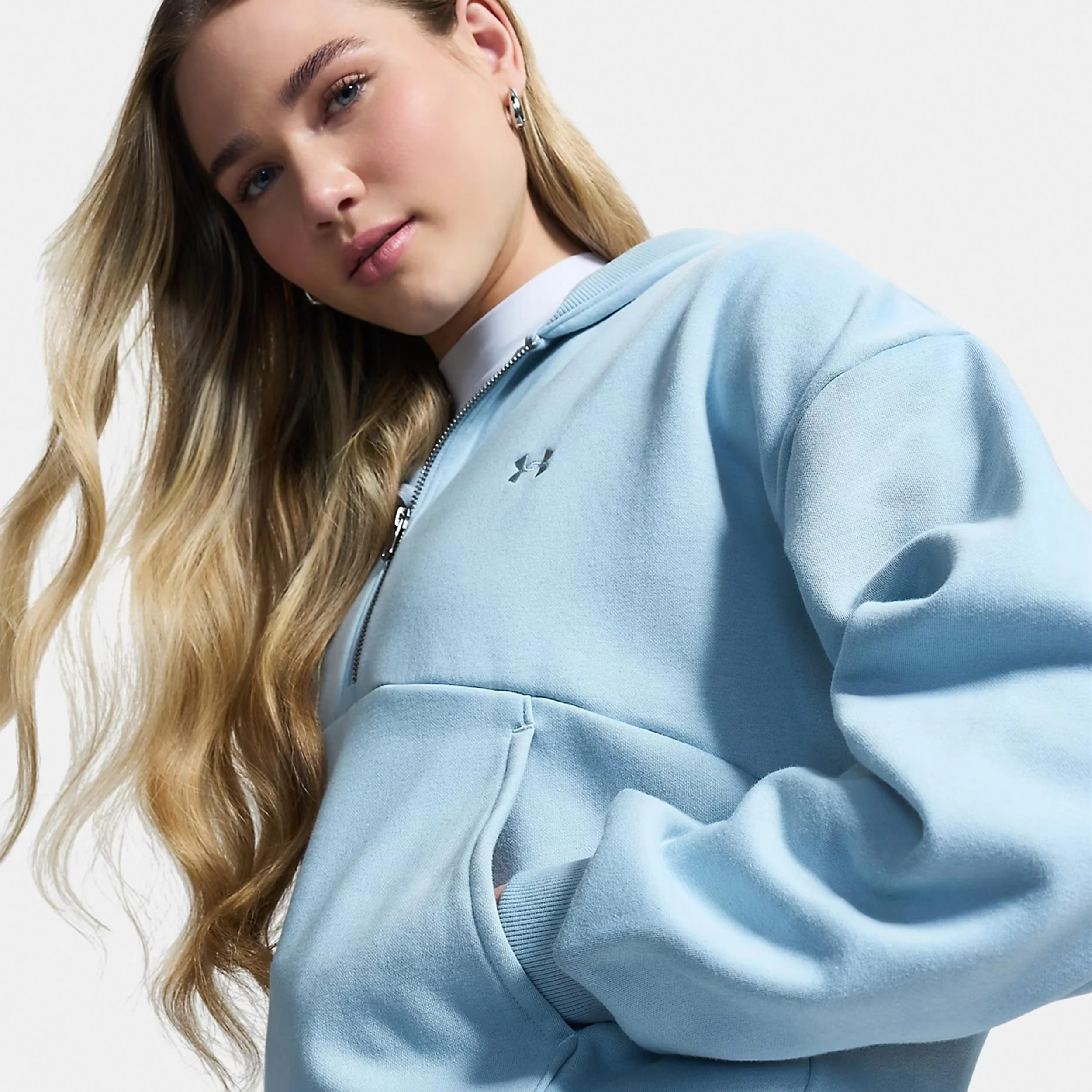 Icon Fleece Halfzip Sweat à capuche Femmes - bleu, bleu gris - Image 6