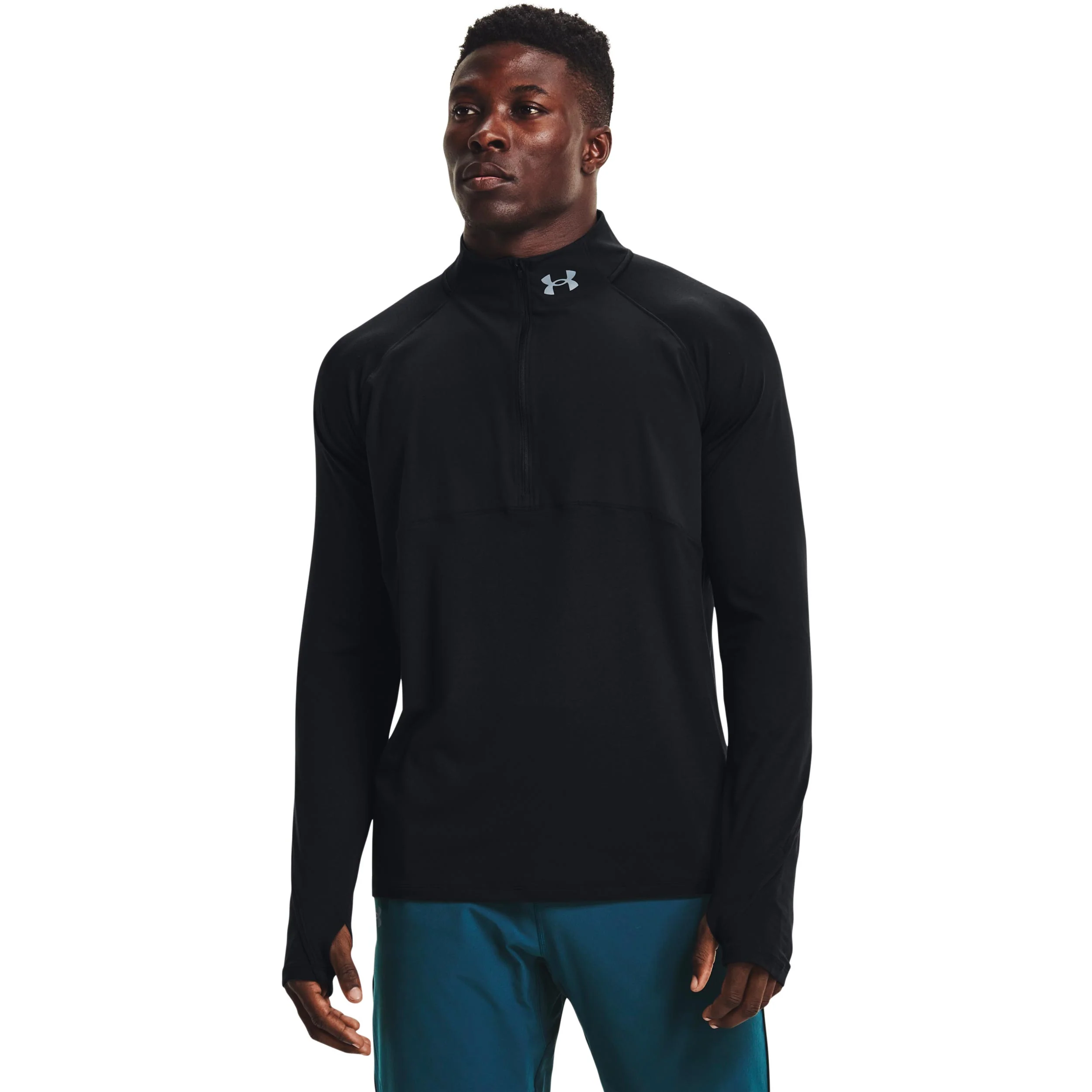 Qualifier 2.0 1/2 Zip Haut Manches Longues Hommes-Noir - Image 3