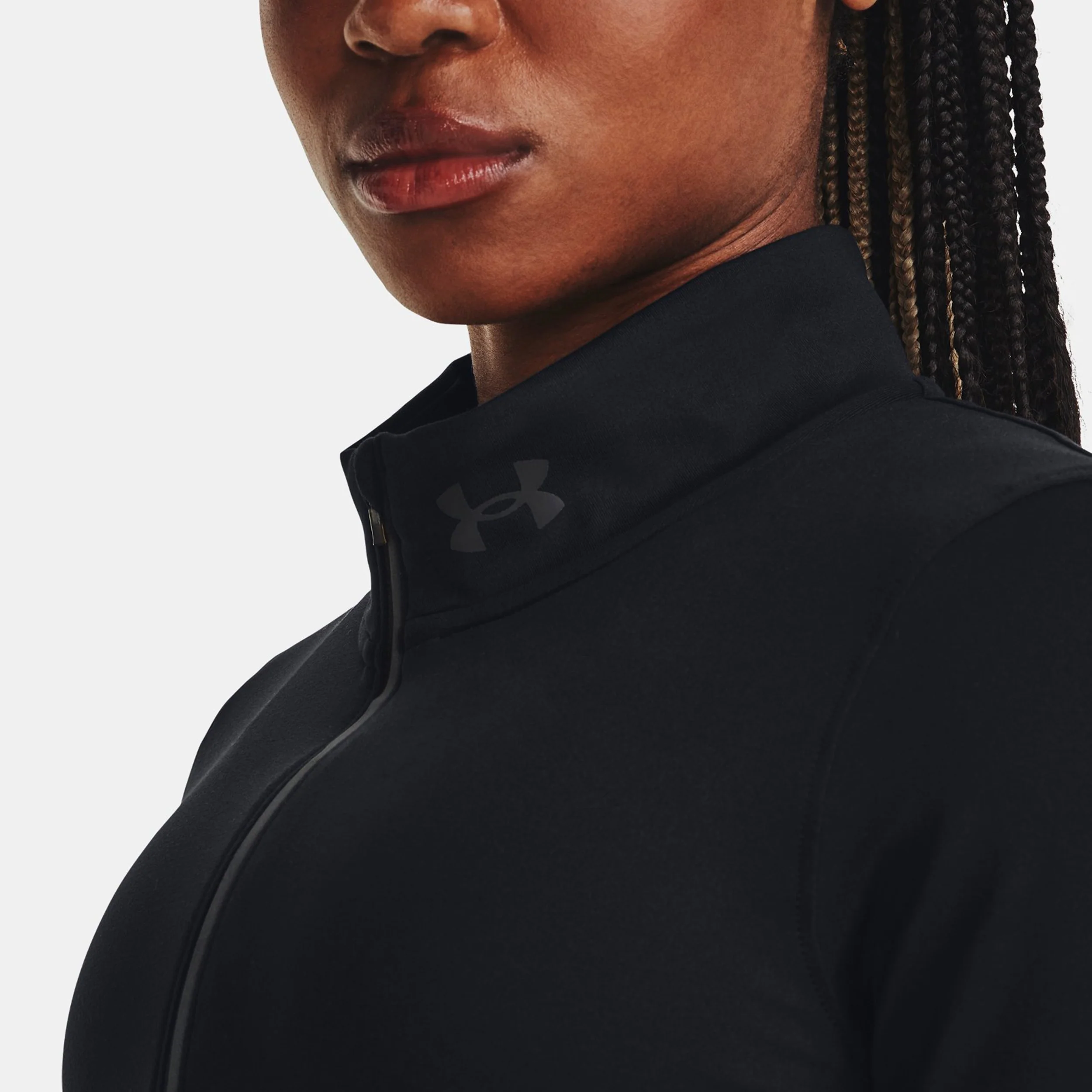 Qualifier Run Half-Zip Haut Manches Longues Femmes-Noir - Image 6