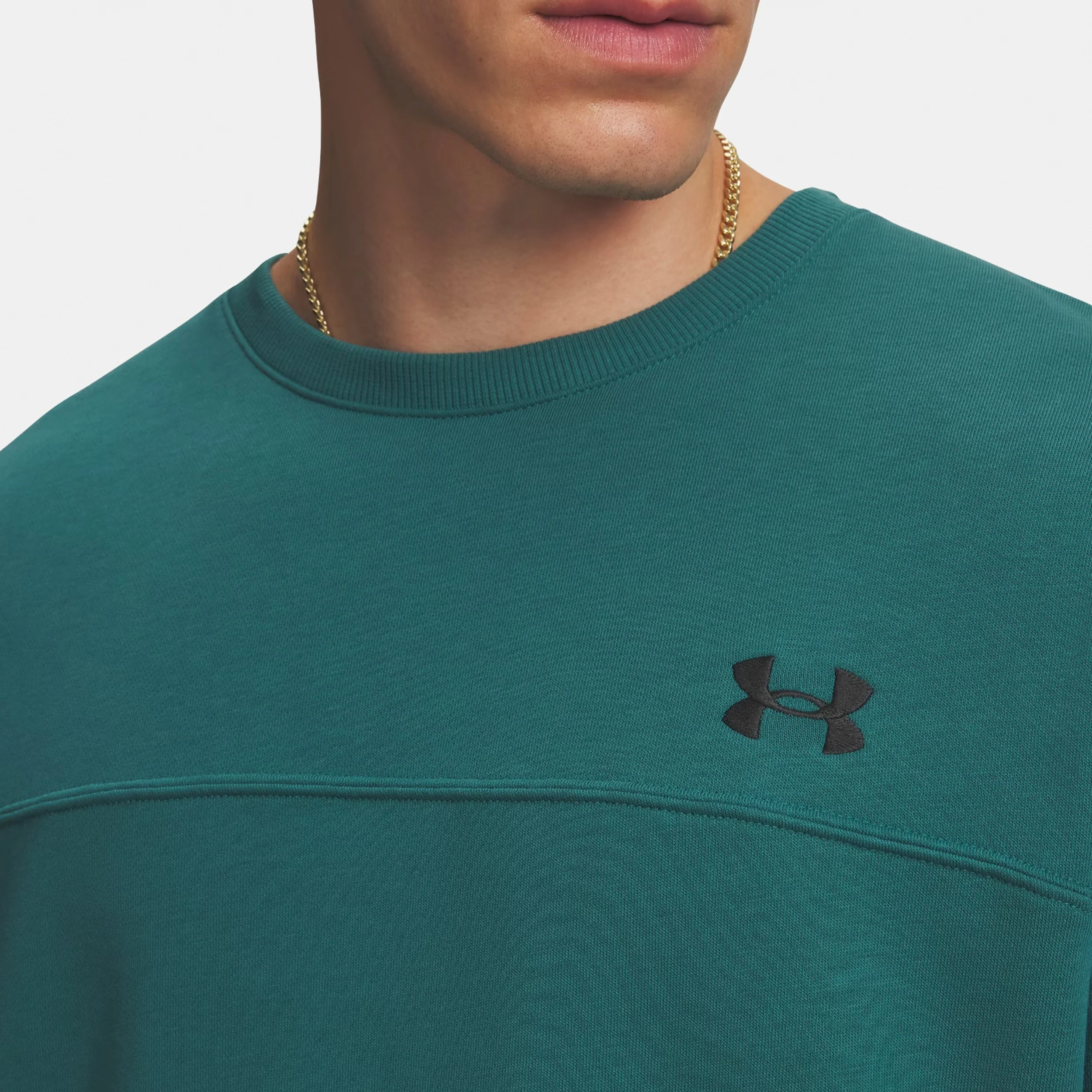 Rival Crew Sweat-shirt Hommes - vert, noir - Image 3