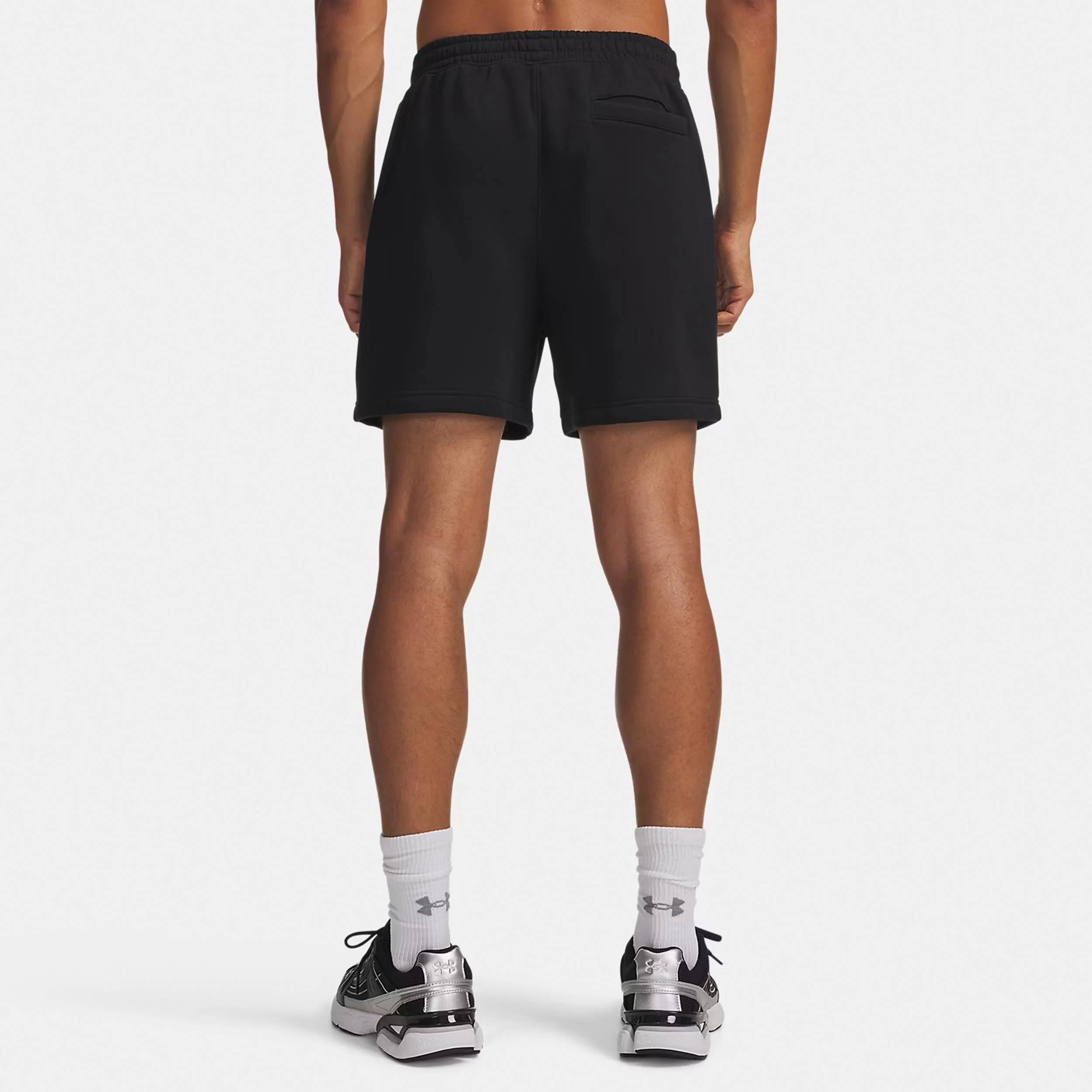 Rival Fleece Shorts Hommes - noir, blanc - Image 2