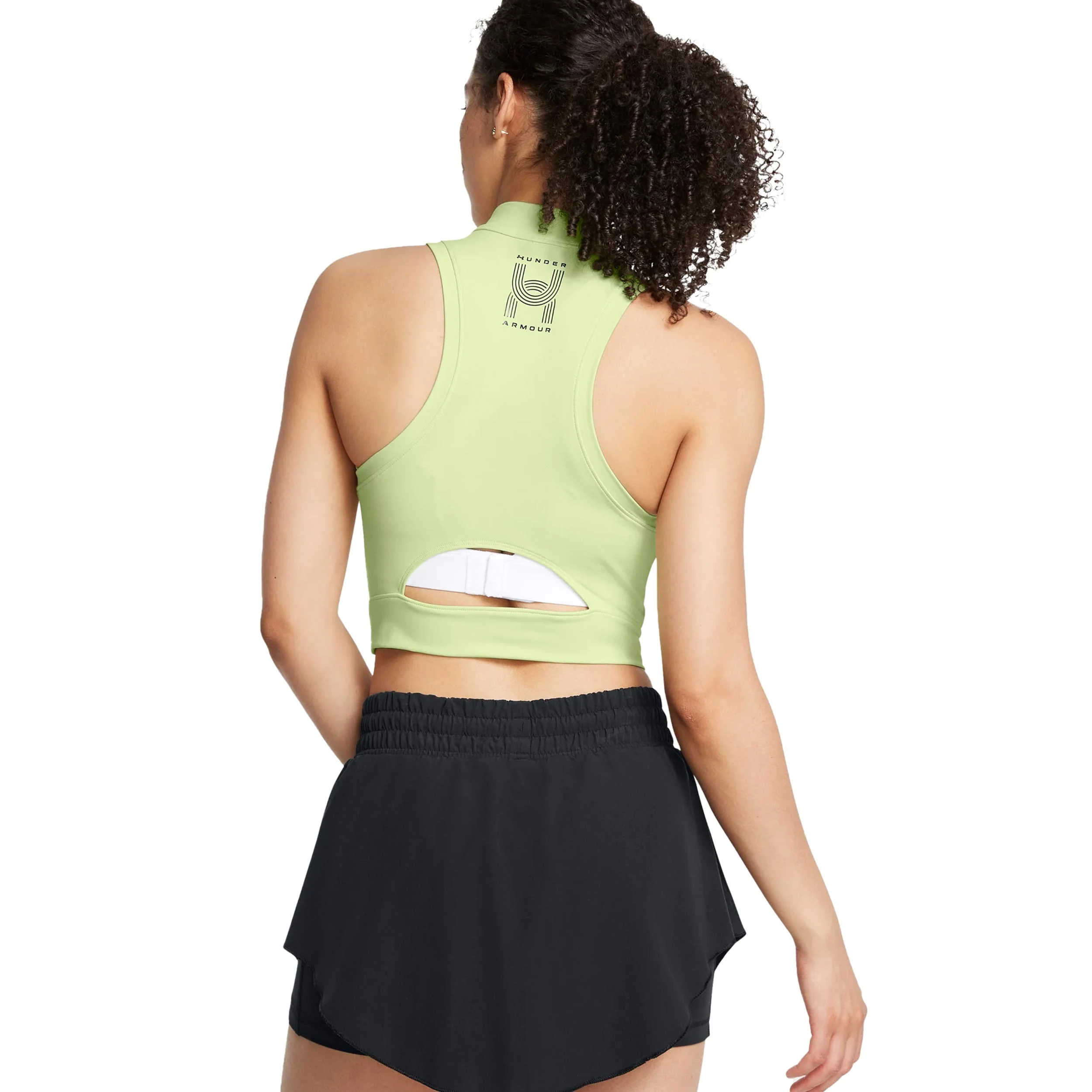 Run Anywhere Crop Maillot De Course Femmes-Vert - Image 4