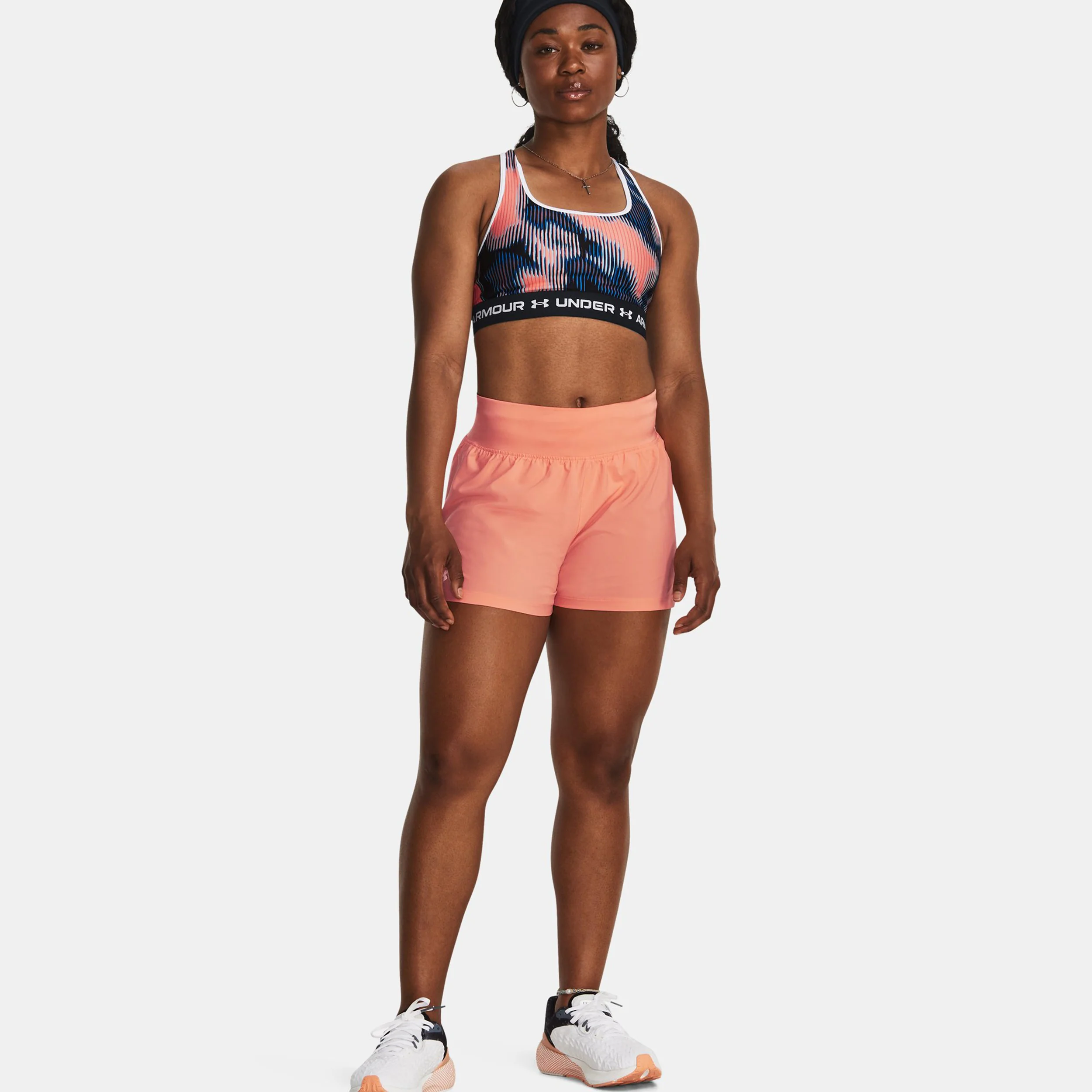 Run Stamina 3in Shorts Femmes-Pink - Image 5