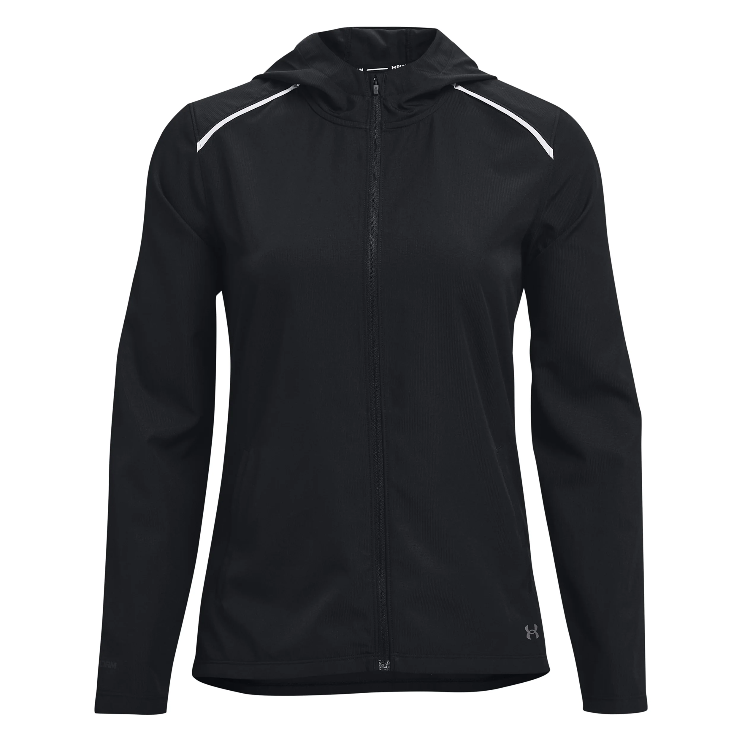 Storm Hooded Veste Running Femmes-Noir