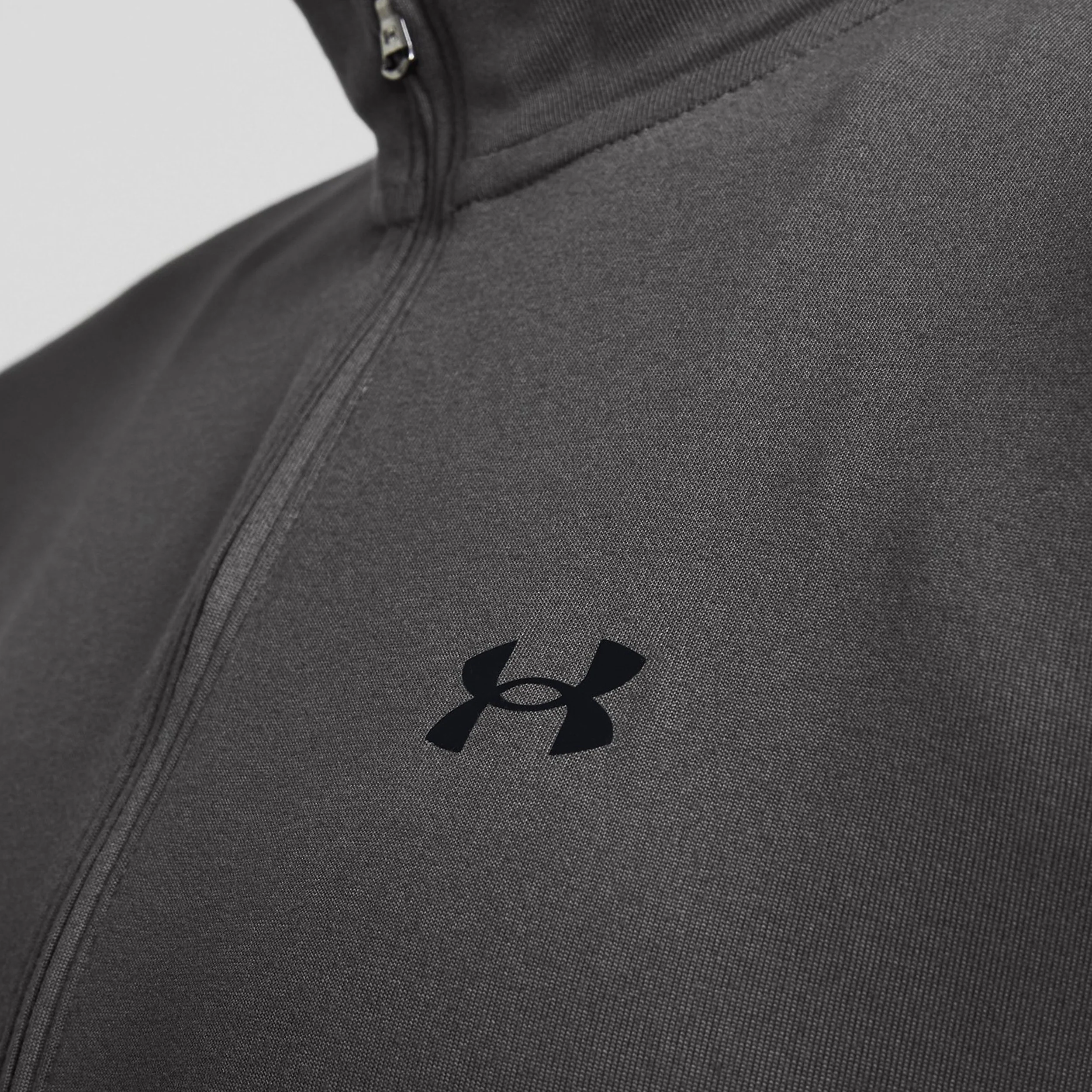 Tech 1/2 Zip Haut Manches Longues Femmes-Gris - Image 6