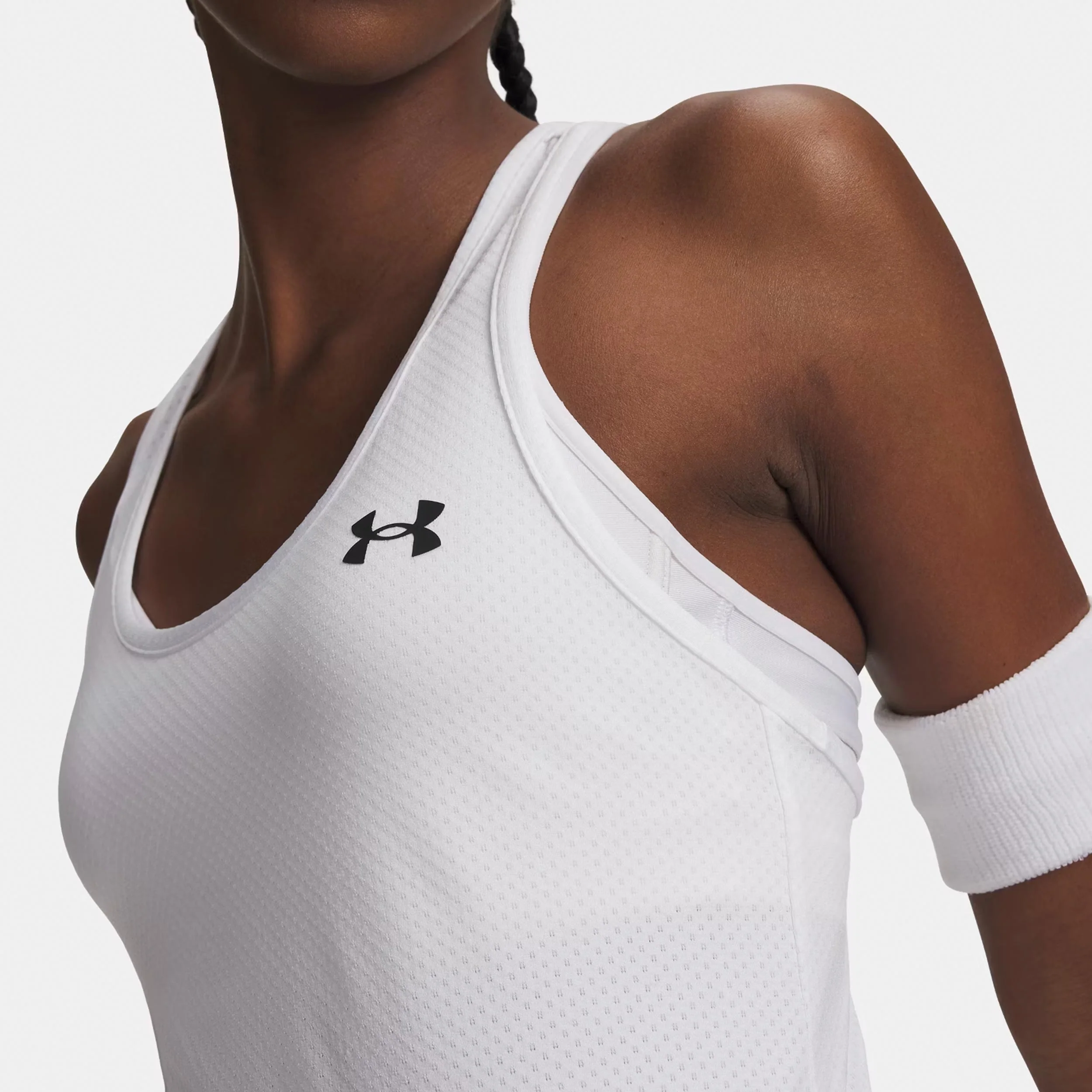 Tech Mesh Racer Débardeur tank top Femmes-blanc, noir - Image 3
