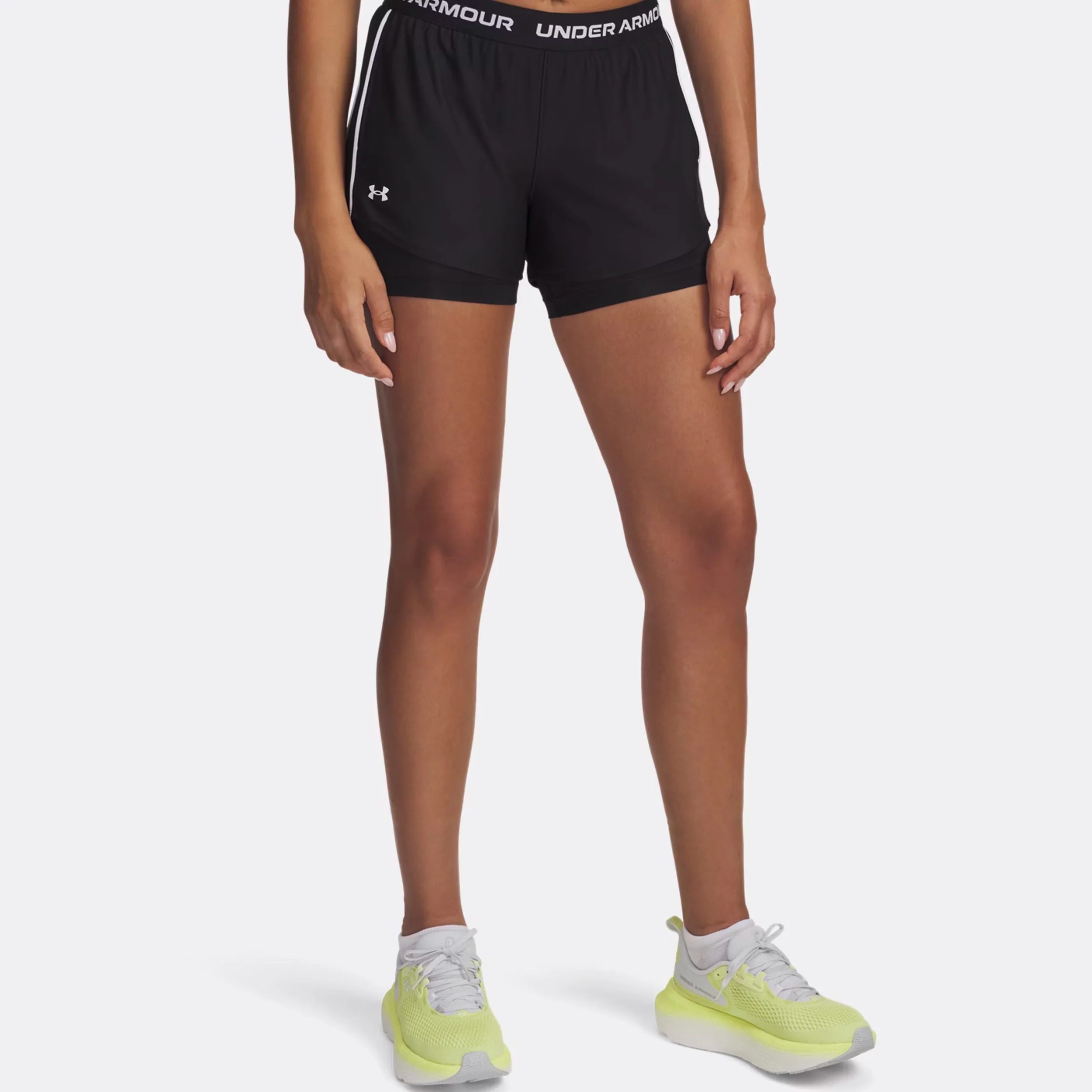 Tech Play Up 2in1 Short Avec Poche-balles Femmes-Noir