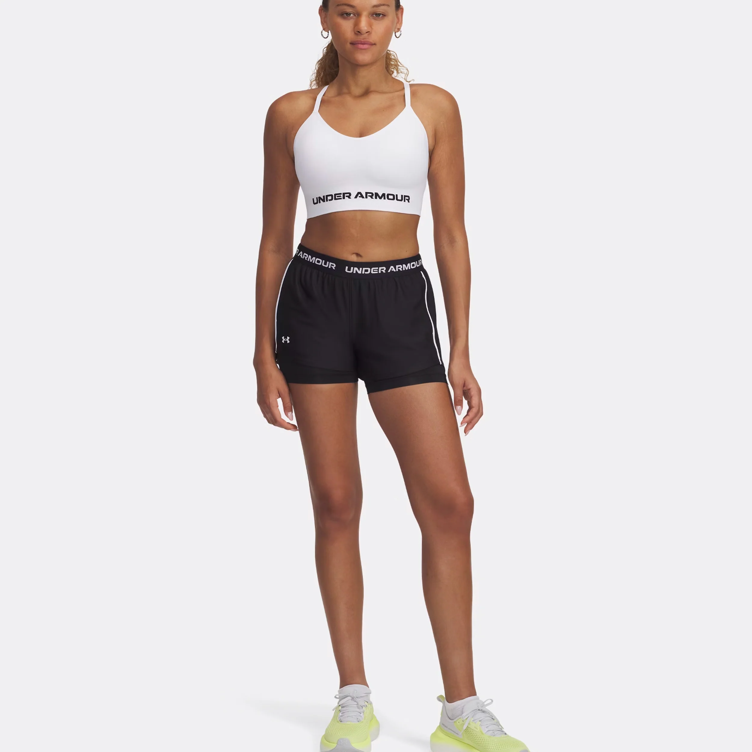Tech Play Up 2in1 Short Avec Poche-balles Femmes-Noir - Image 4