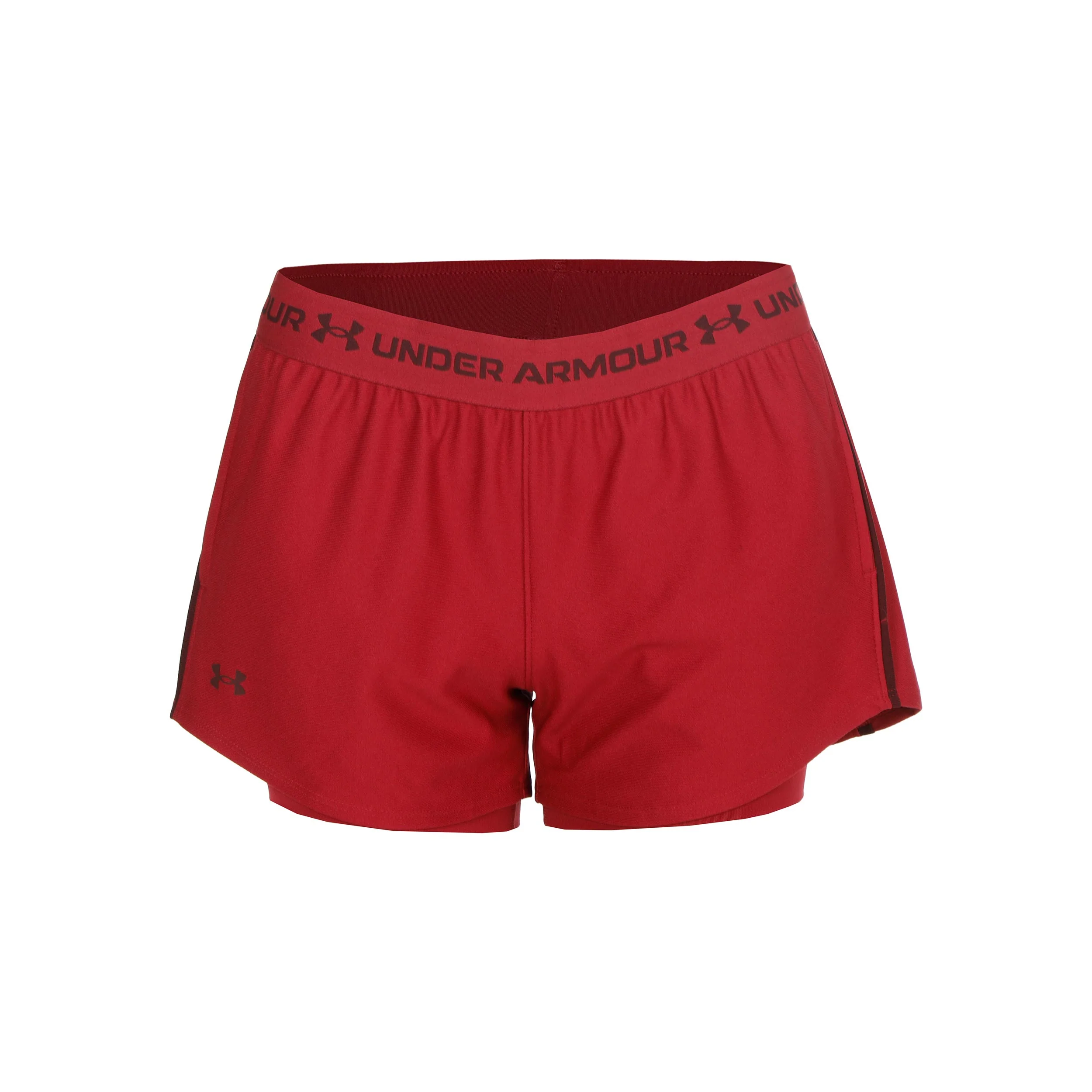 Tech Play Up 2in1 Shorts Femmes - rouge, rouge foncé