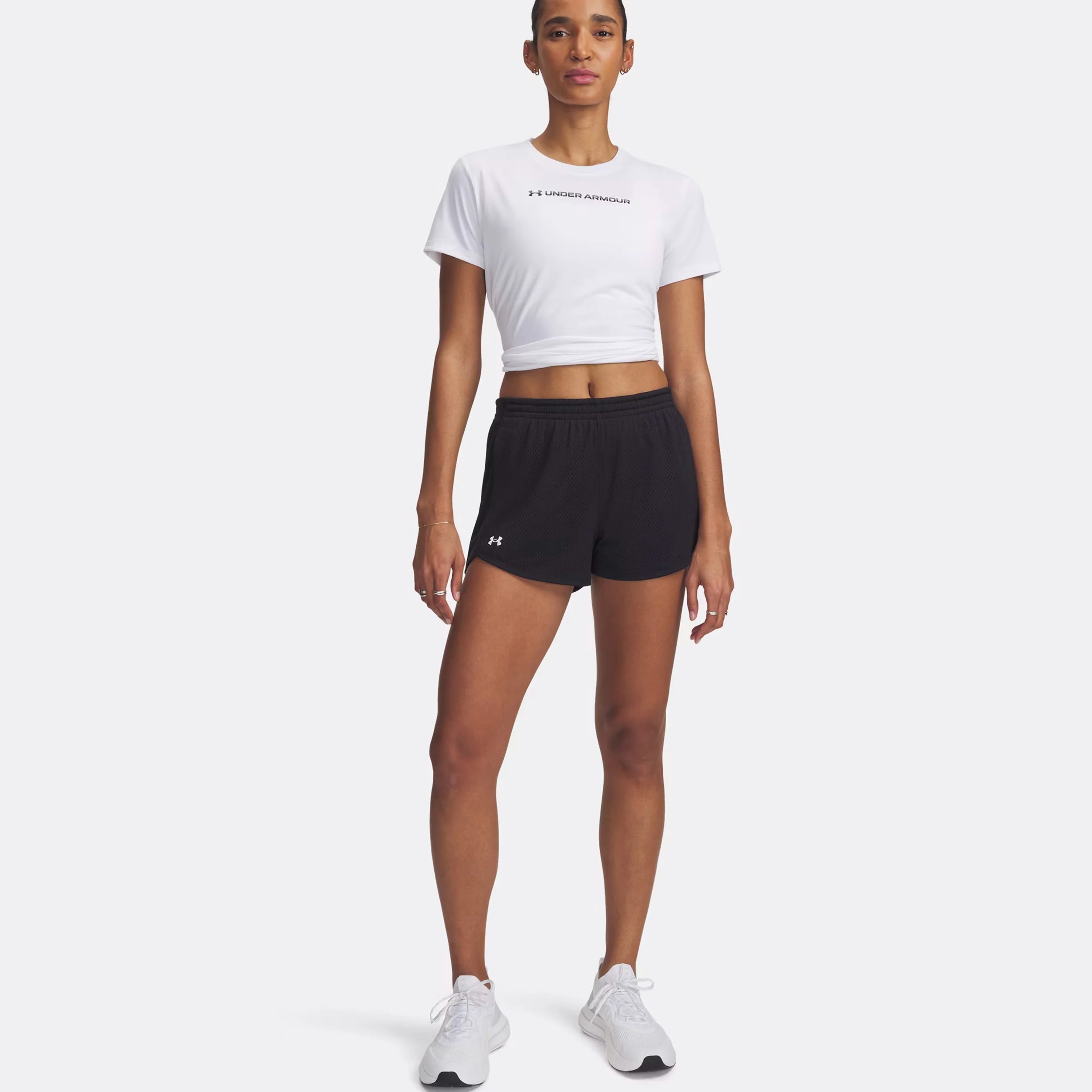 Tech Play Up Mesh Shorts Femmes-Noir - Image 3