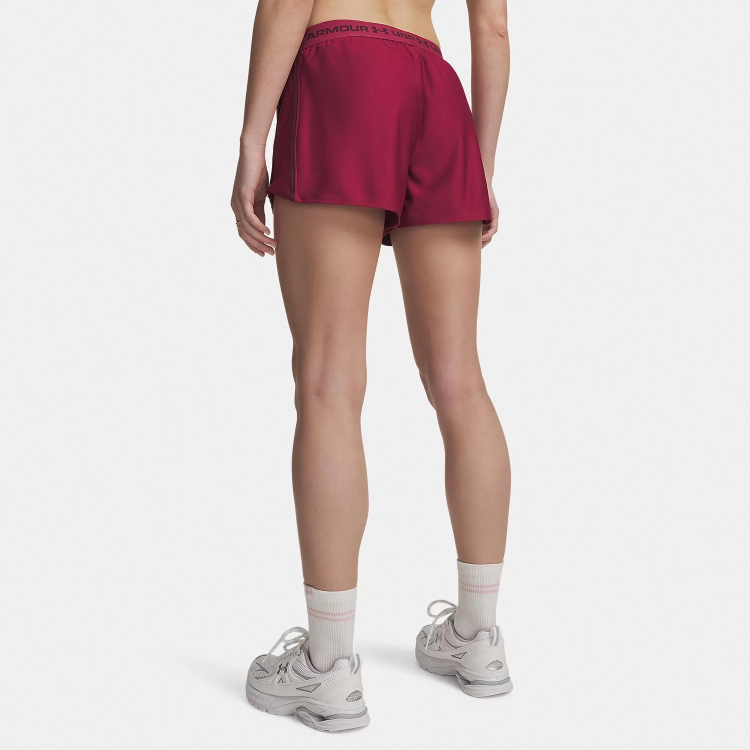 Tech Play Up Shorts Femmes - rouge, rouge foncé - Image 2