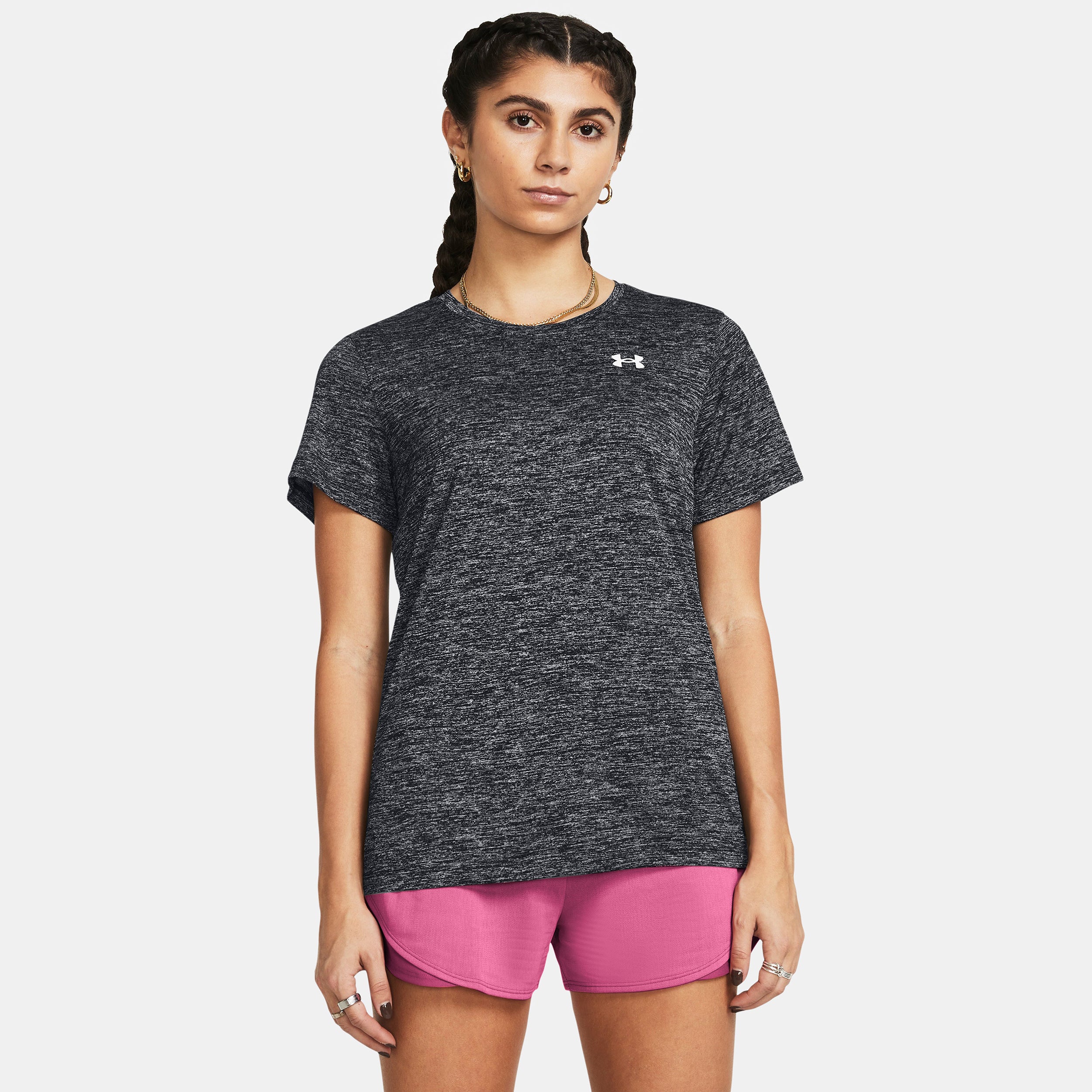 Tech Twist T-shirt Femmes-Noir