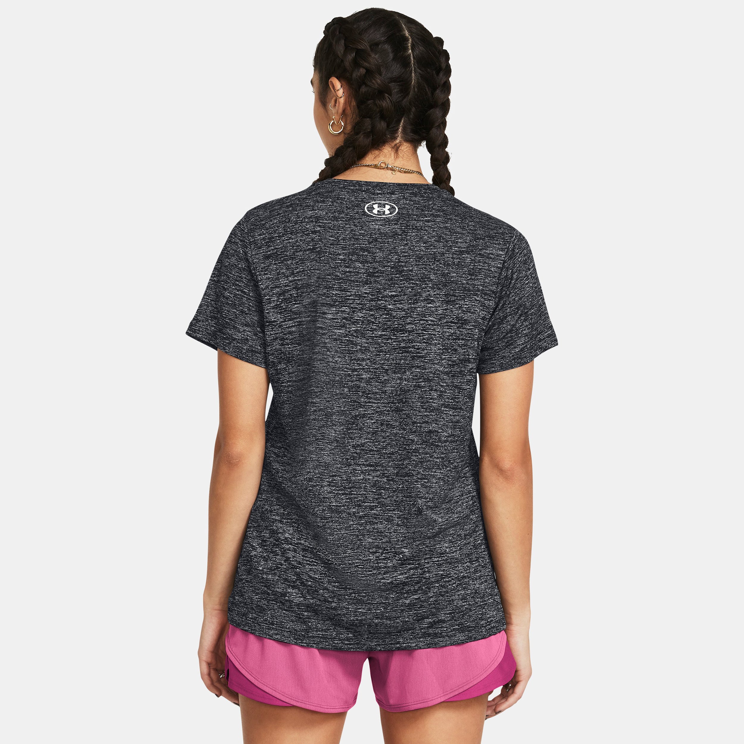 Tech Twist T-shirt Femmes-Noir - Image 2