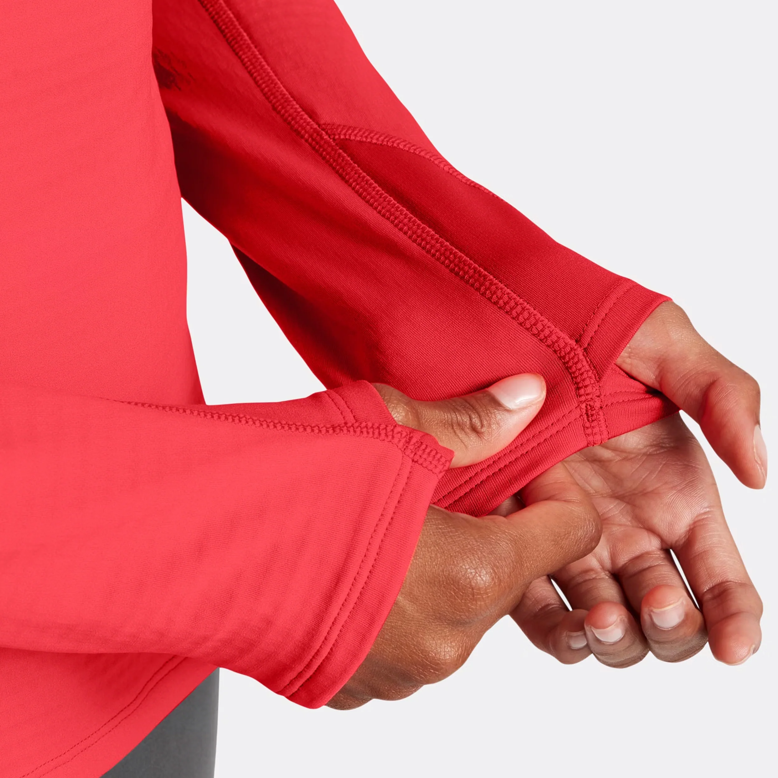 Vanish CW 1/2 Zip Haut Manches Longues Femmes-Rouge - Image 6