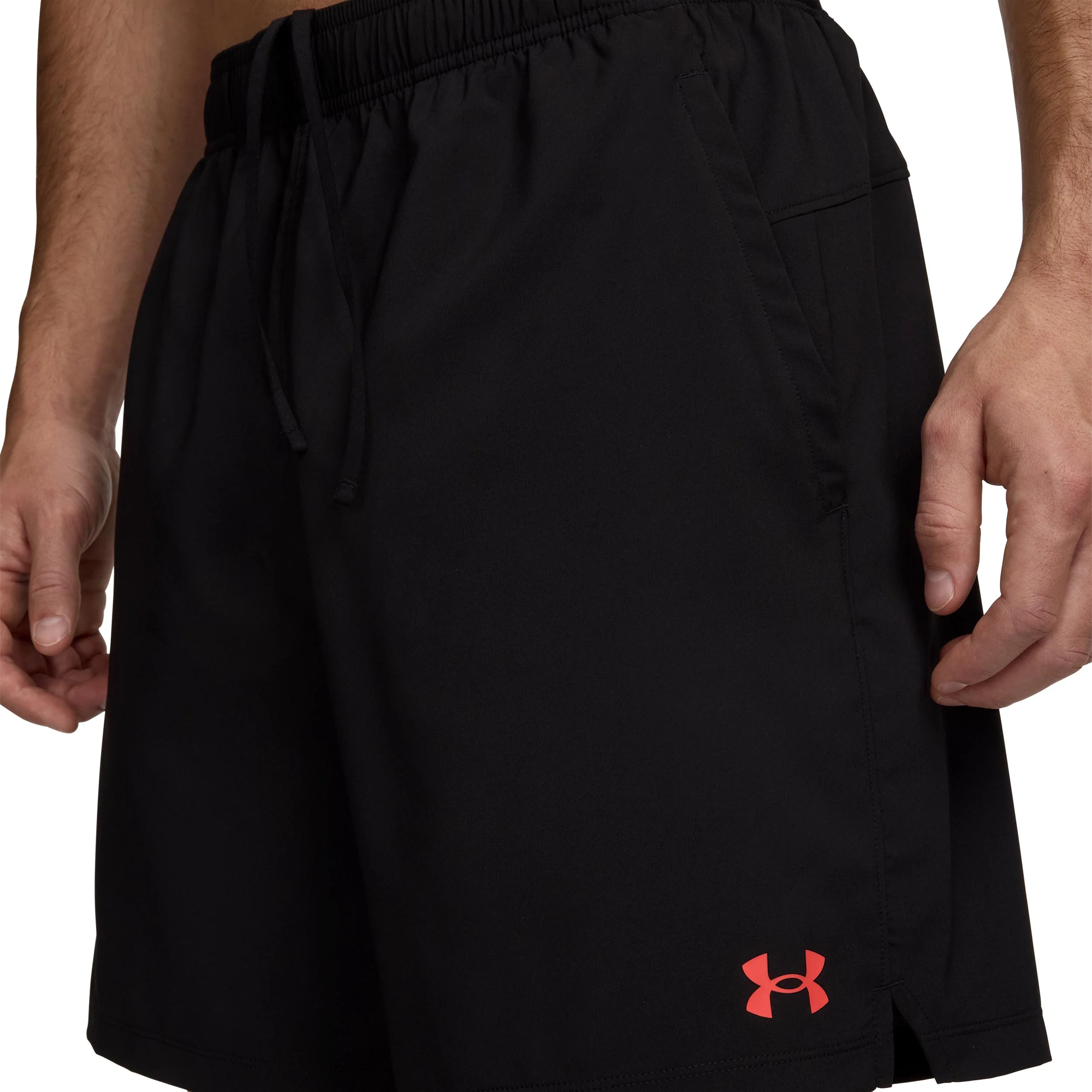 Vanish Woven 2.0 6in Shorts Hommes-noir, rouge - Image 3