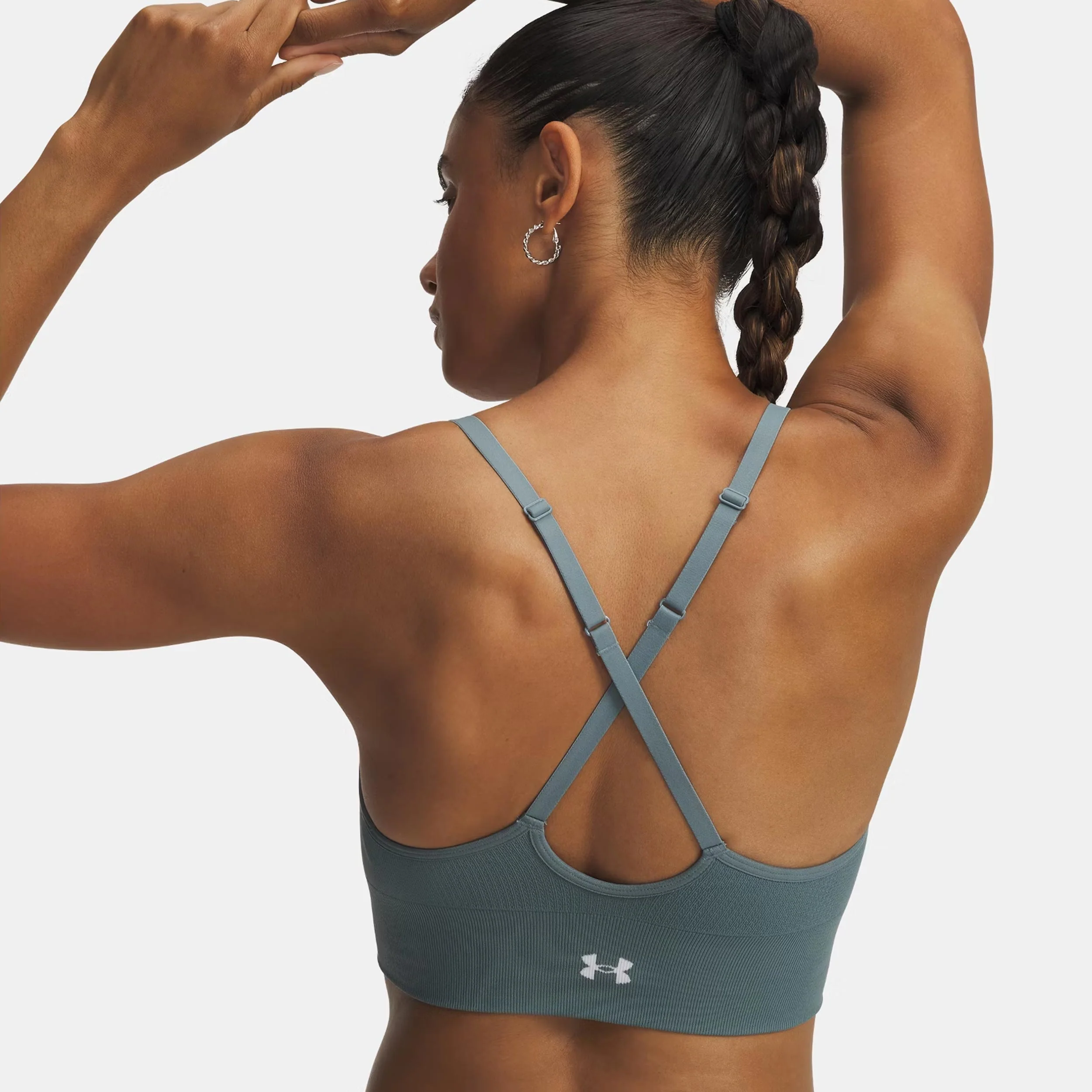 Vanisheamle Low Soutien-gorge sport Femmes - bleu, blanc - Image 4