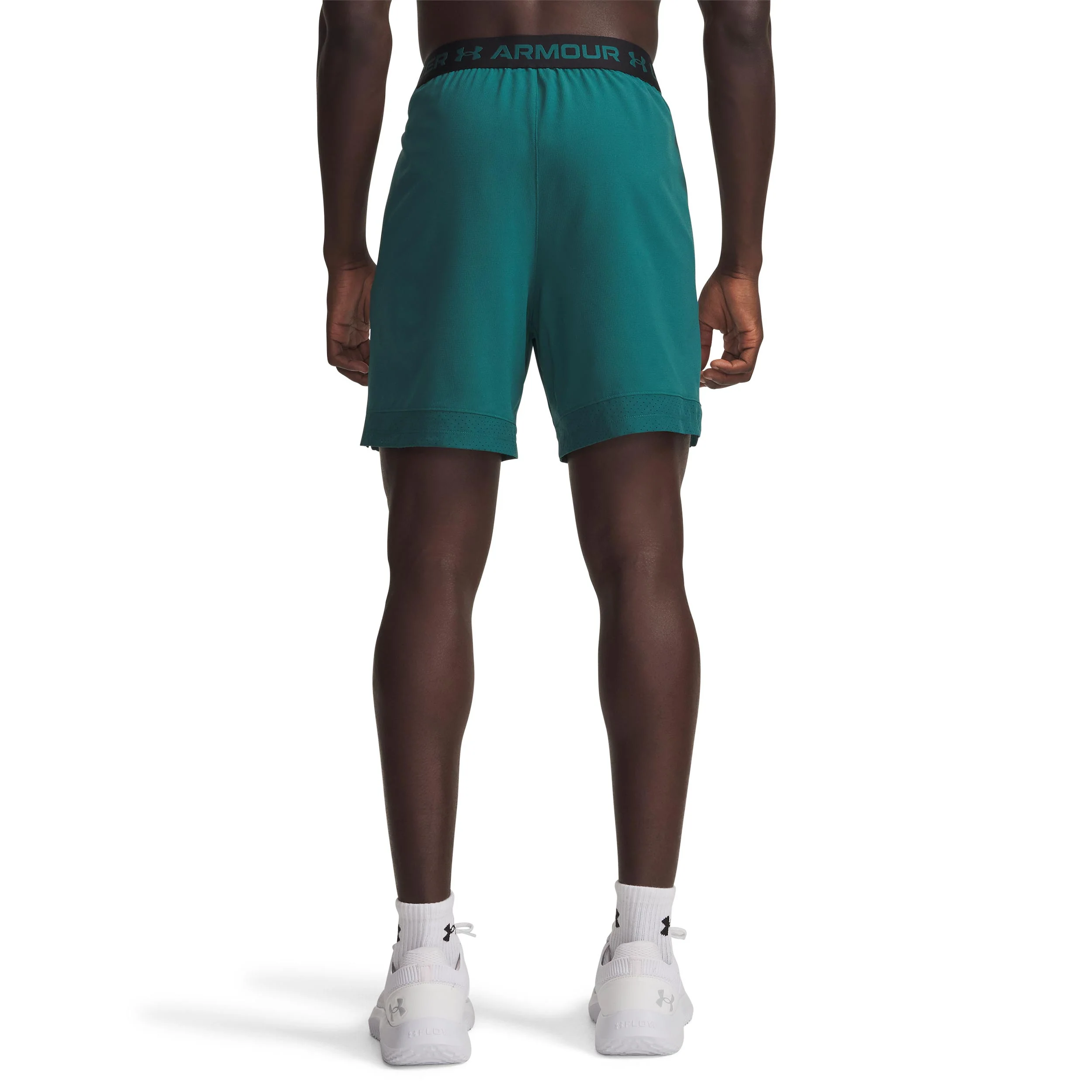 Vansih Woven 6in Shorts Hommes-vert, noir mat - Image 2