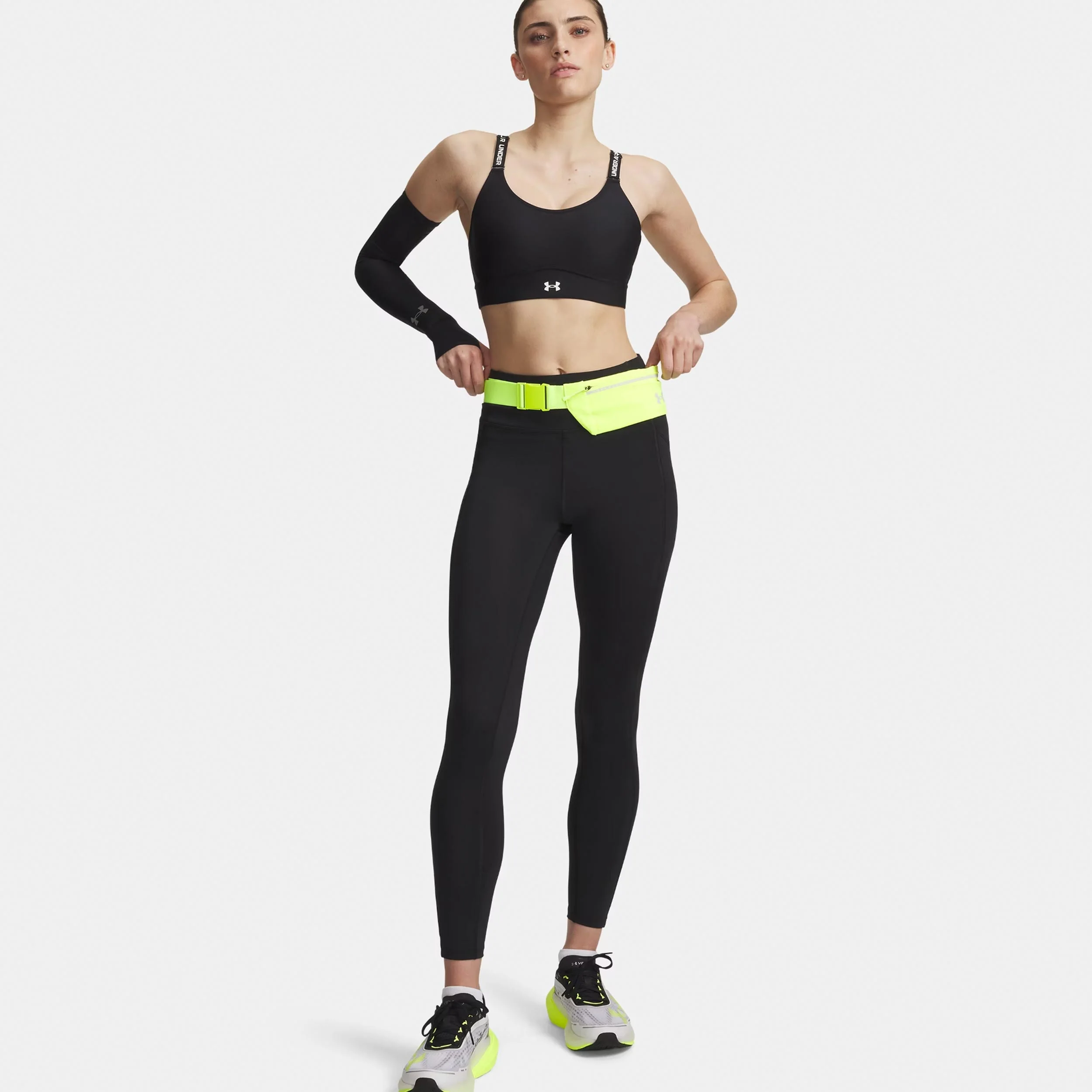 Velociti Collant de course Femmes-noir, argent - Image 3