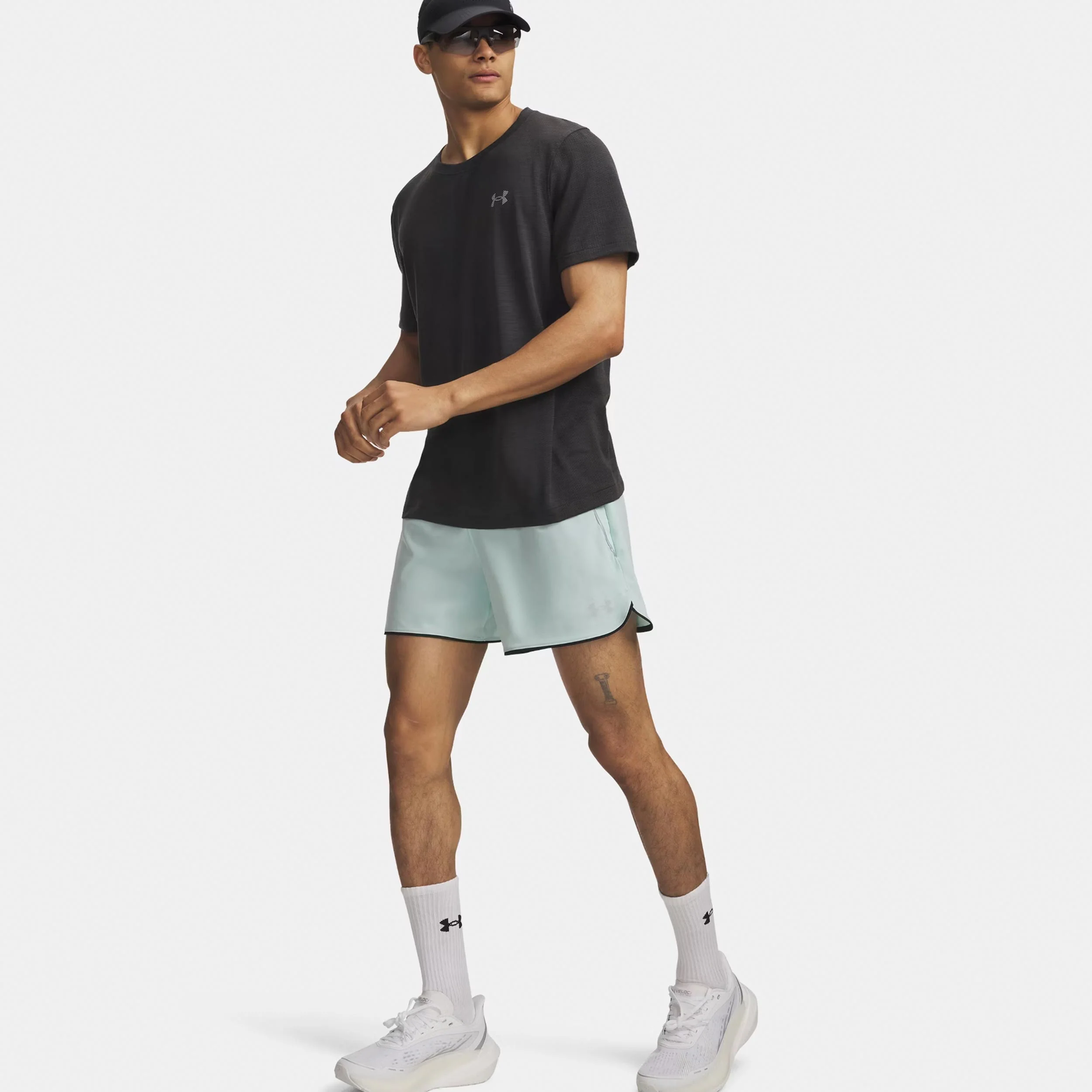Velociti Pro 5in Short de running Hommes - menthe, argent - Image 3