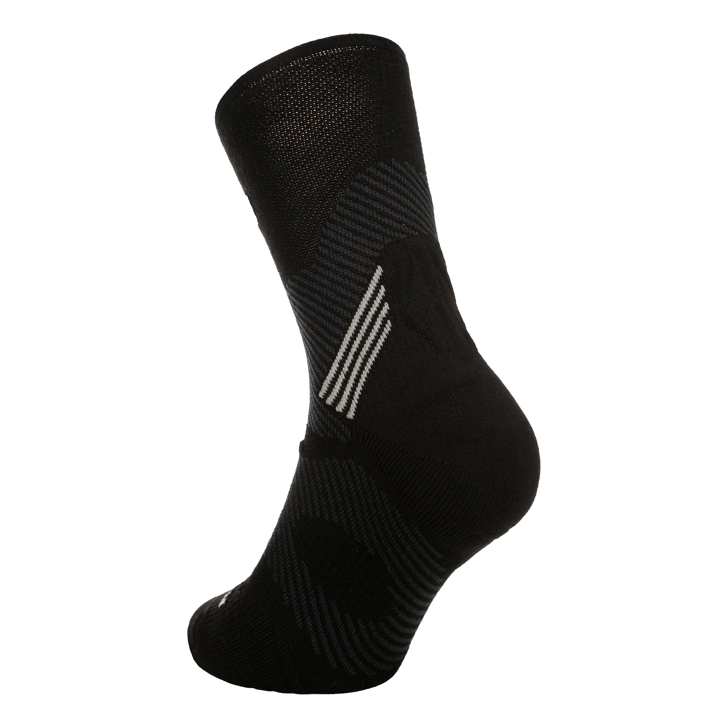 Run Winter One Chaussettes De Running Femmes-Noir,Blanc - Image 2