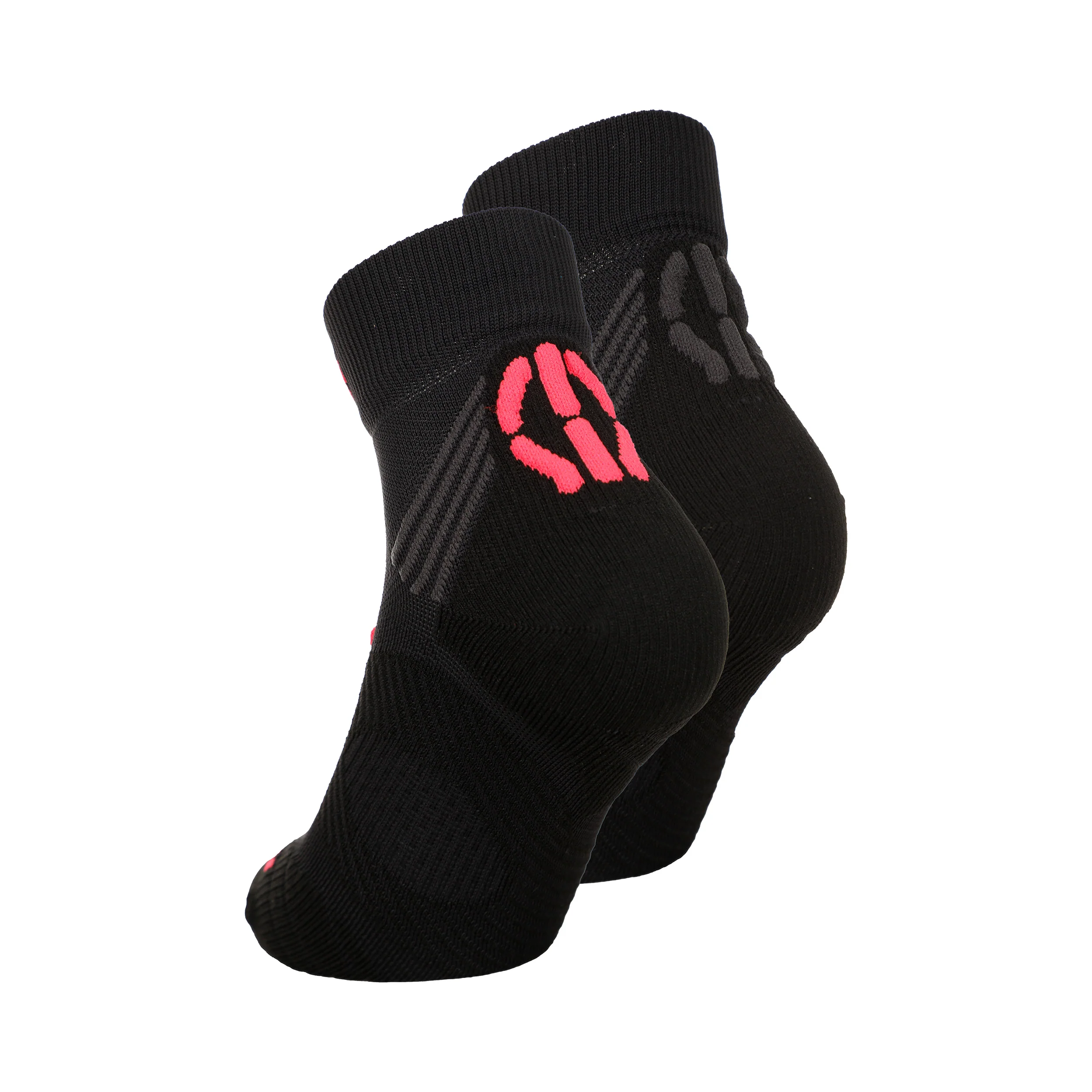 Super Fast Chaussettes De Running Pack De 2 Unités Femmes-Noir,Corail - Image 2