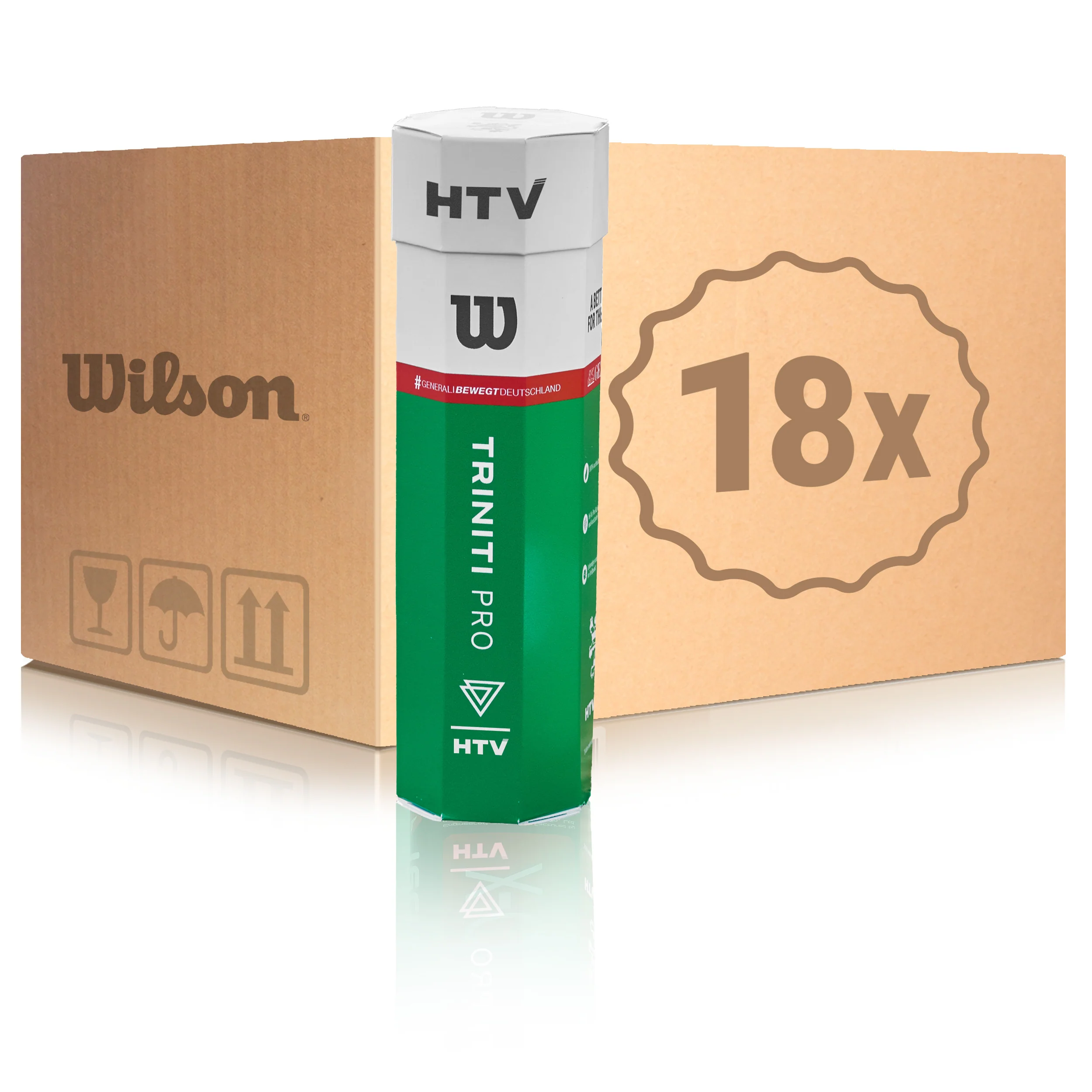 18 tubes de 4 HTV Triniti Pro En carton
