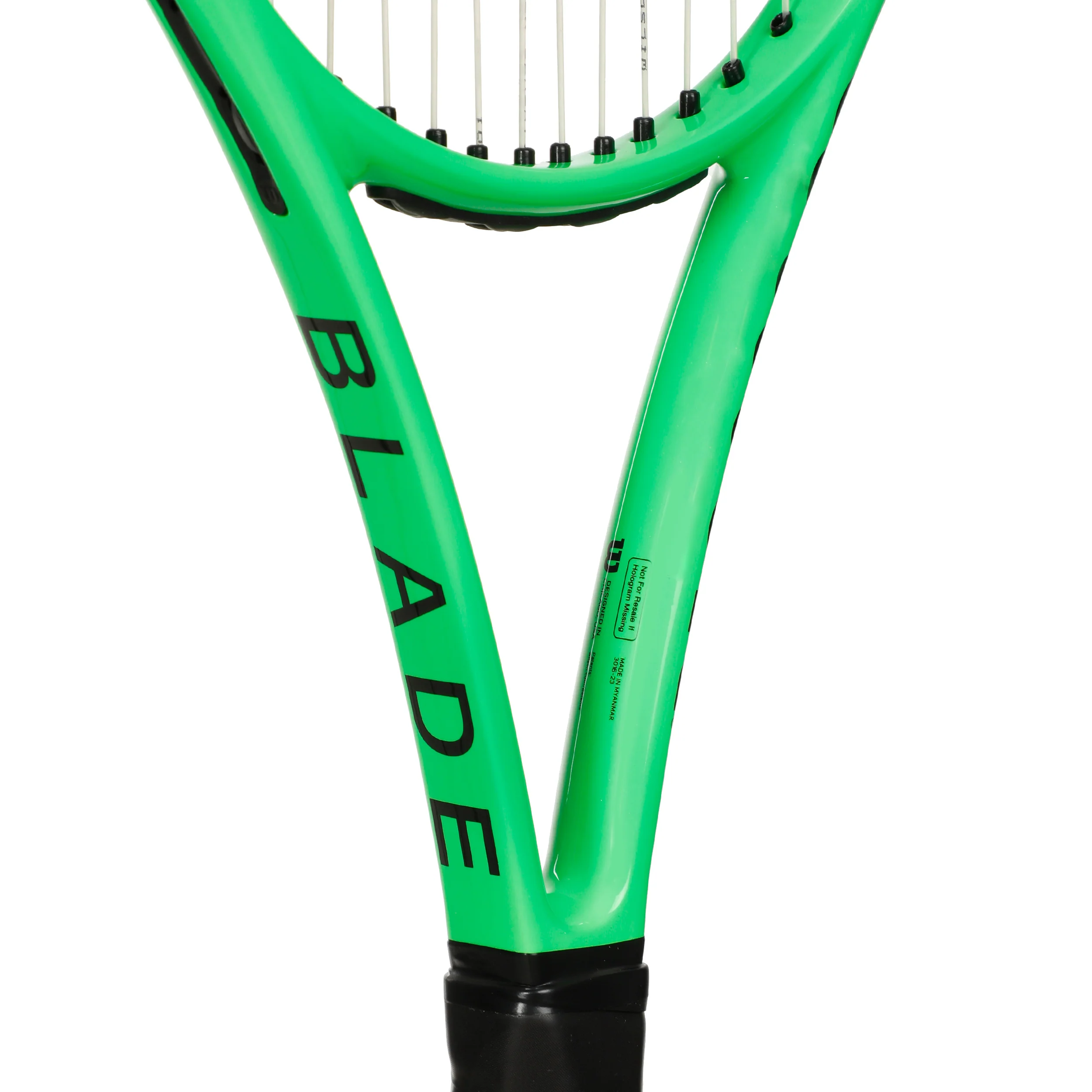 Blade 100L V8 Bright neon green Raquette de compétition Raquettes test - Image 6