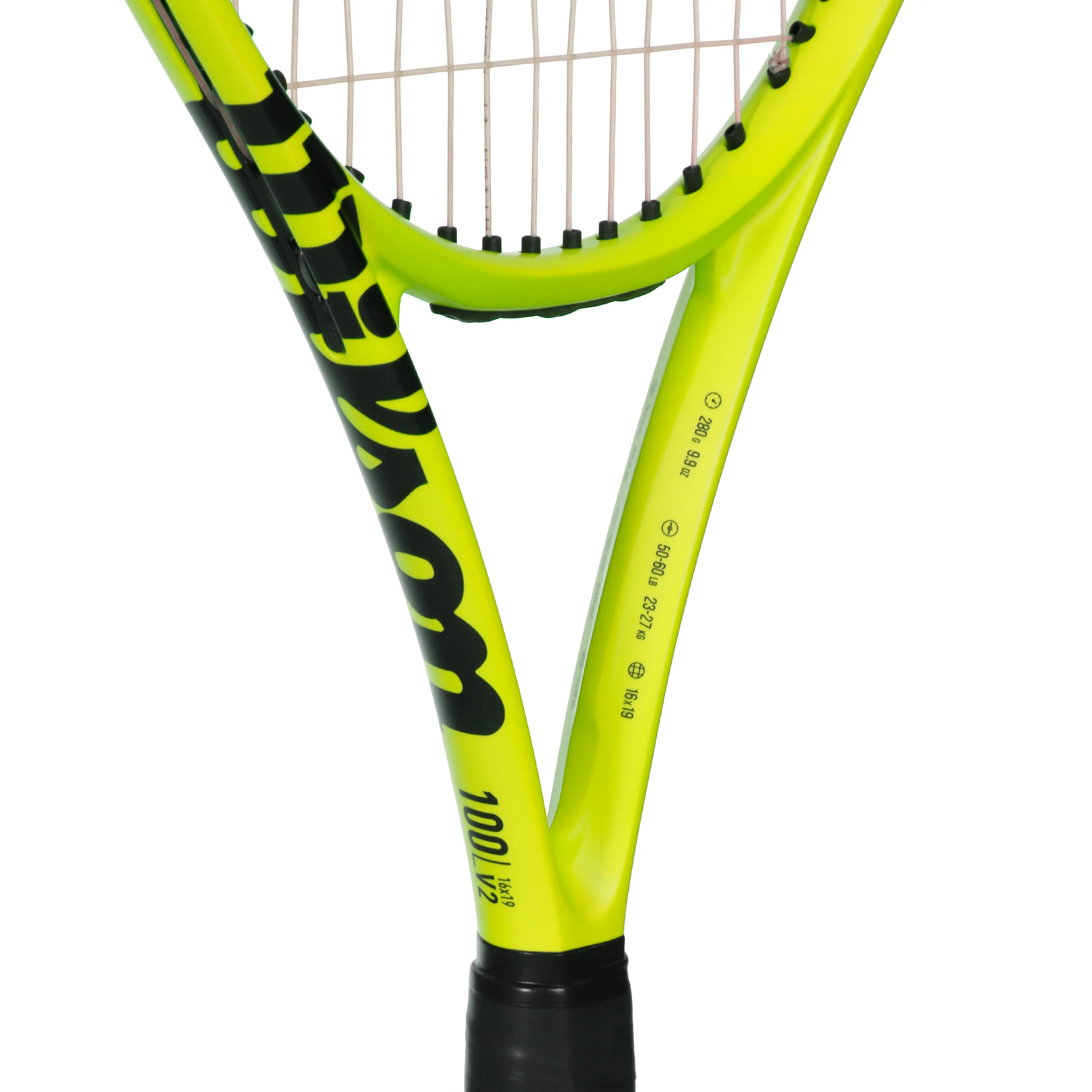 Clash 100L V2.0 Bright neon yellow Raquette de compétition Raquettes test - Image 5