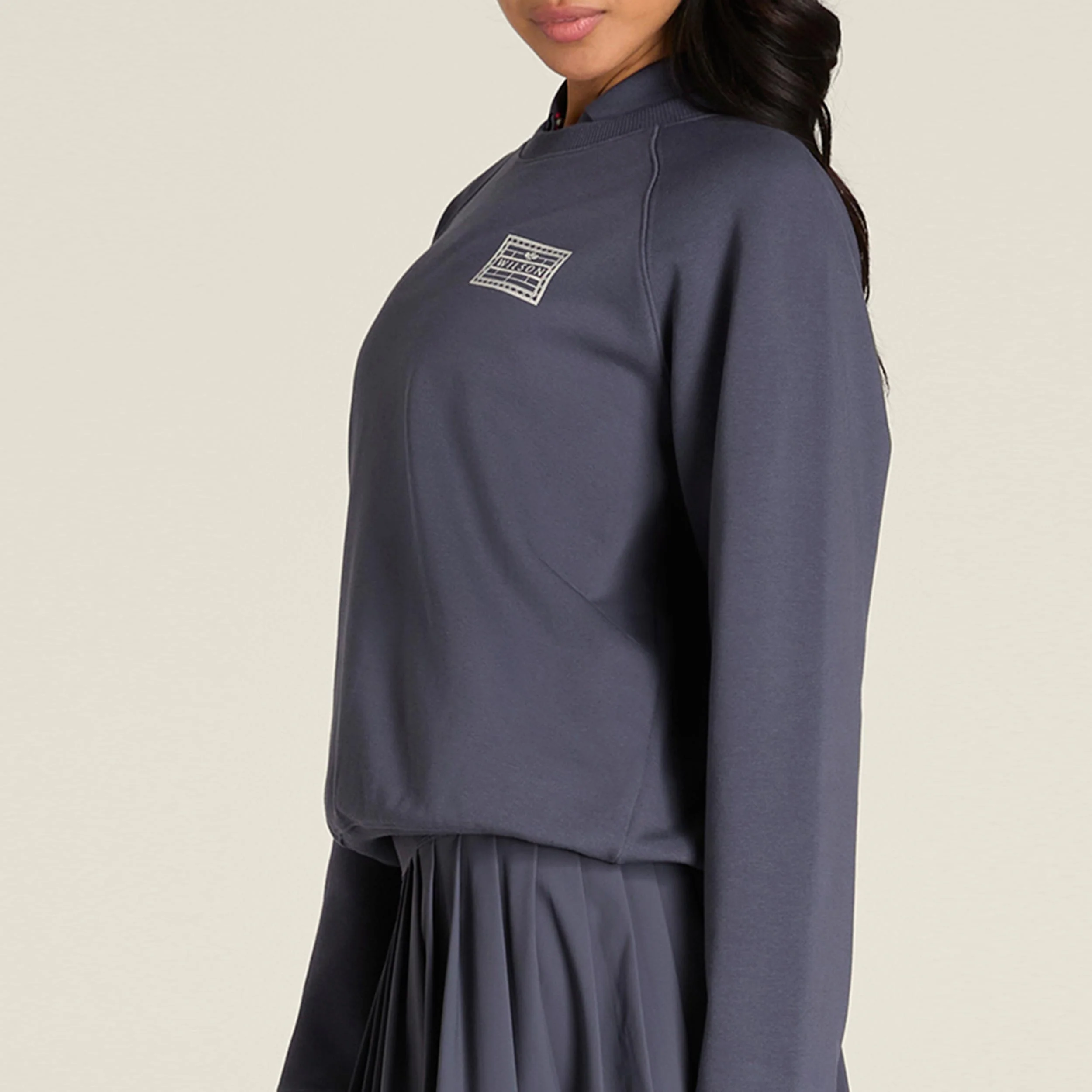 Classic Crew Sweat-shirt Femmes-gris - Image 3