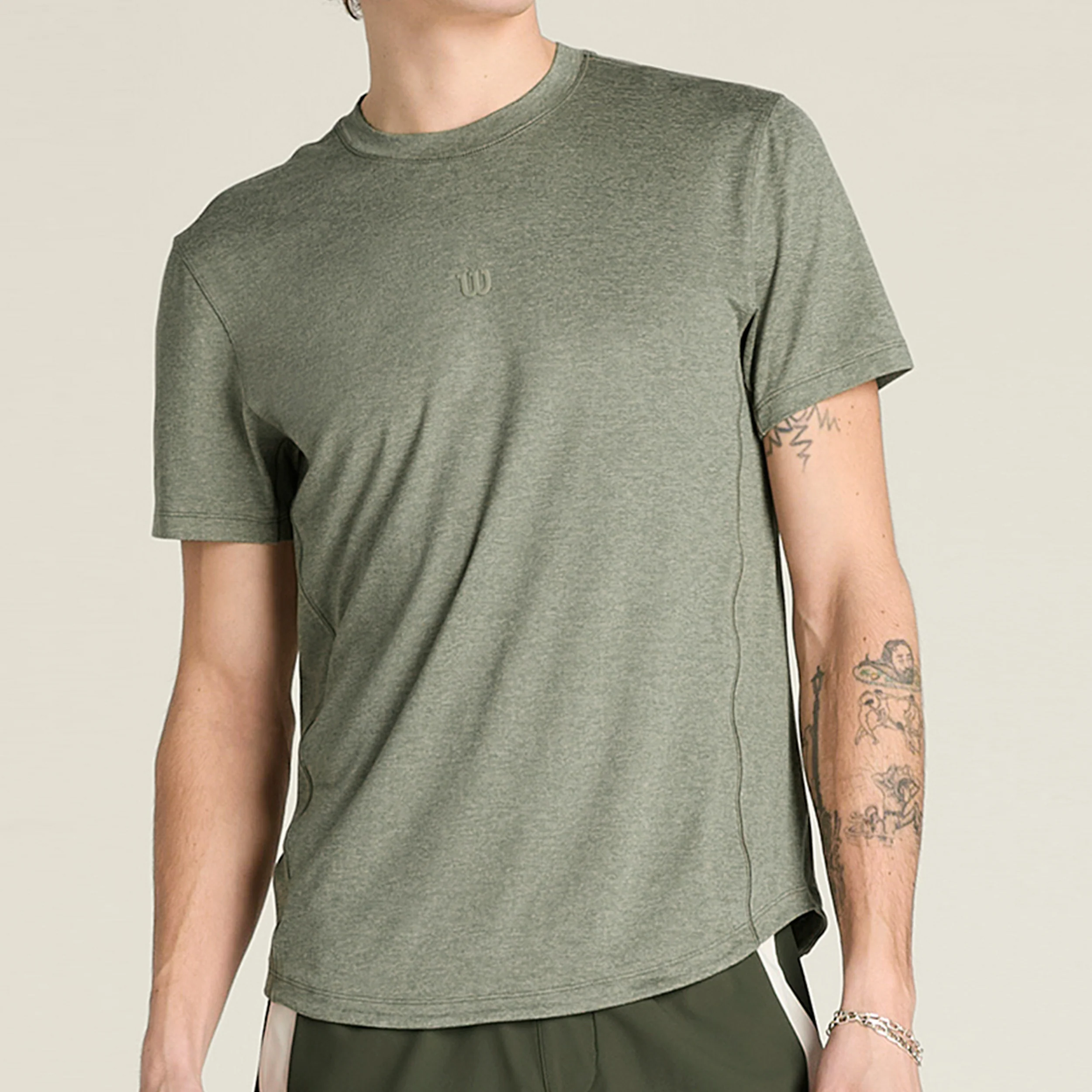 Everyday Performance T-shirt Hommes-vert olive